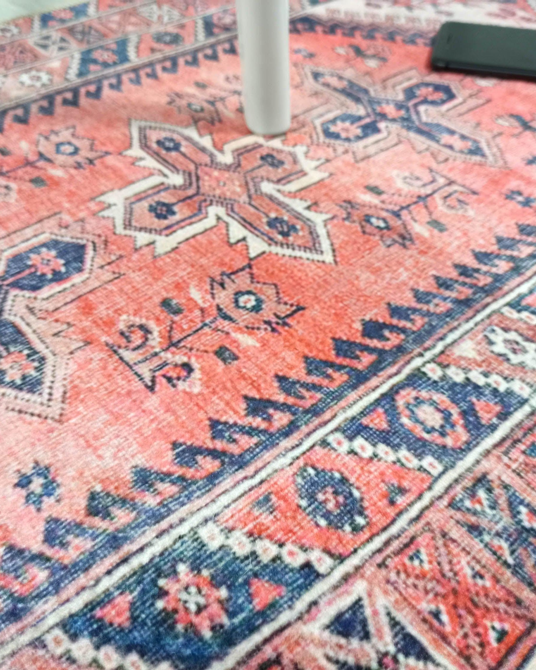 Violetta Pink Red Turkish Small 2x3 Rug