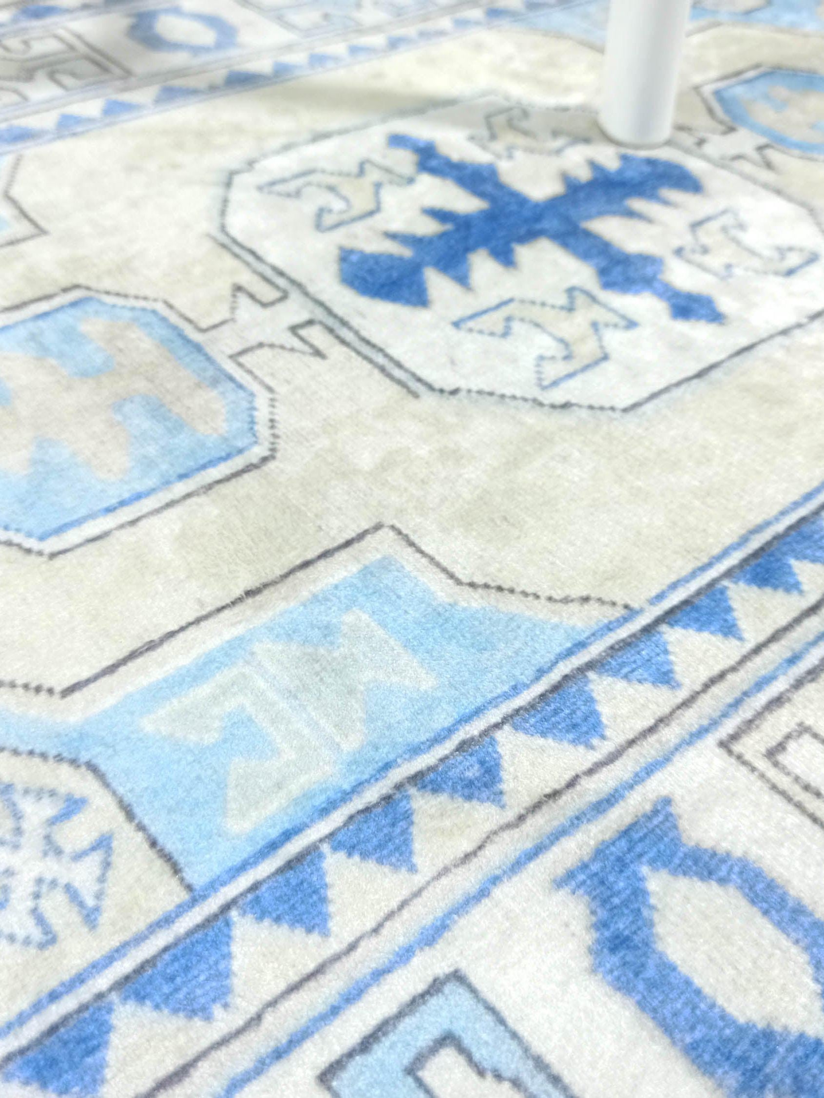 Lani Blue Beige Geometric Turkish 2x3 Rug