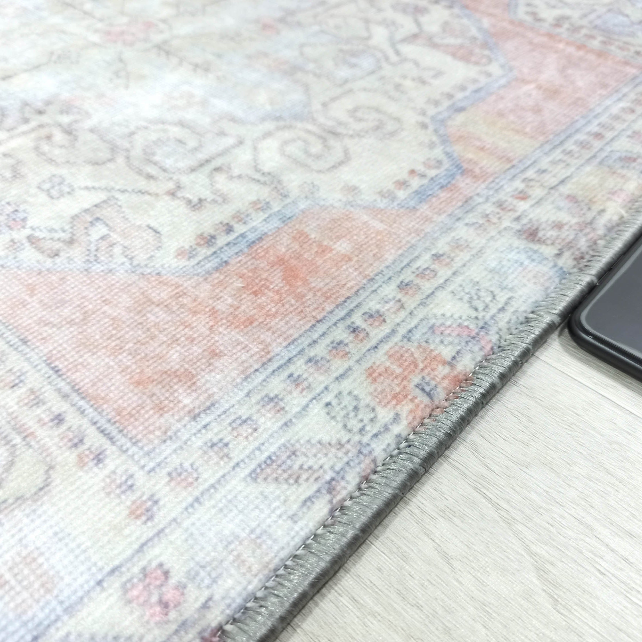 Eira Faded Orange Blue Oushak 2x3 Rug