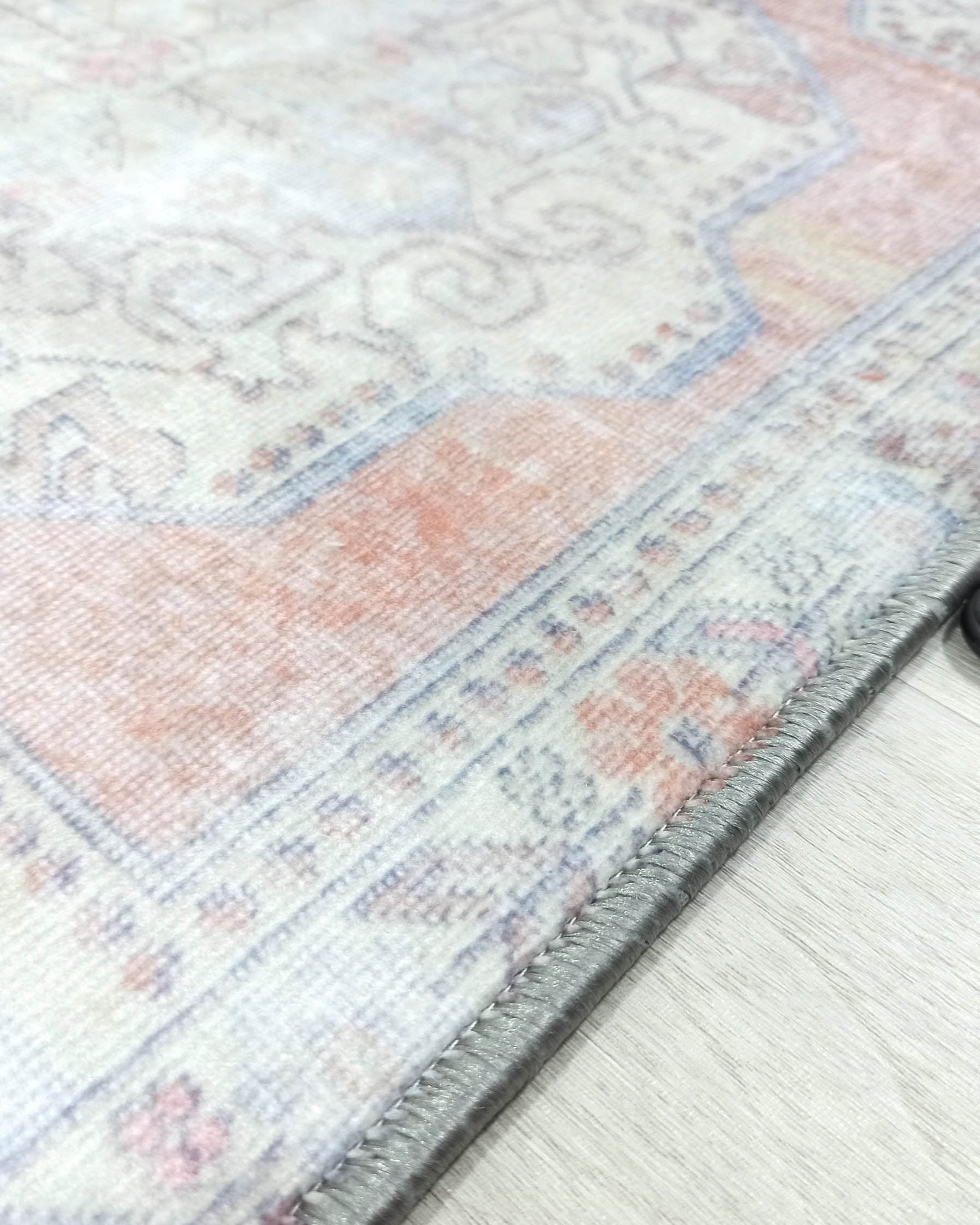 Eira Faded Orange Blue Oushak 2x3 Rug