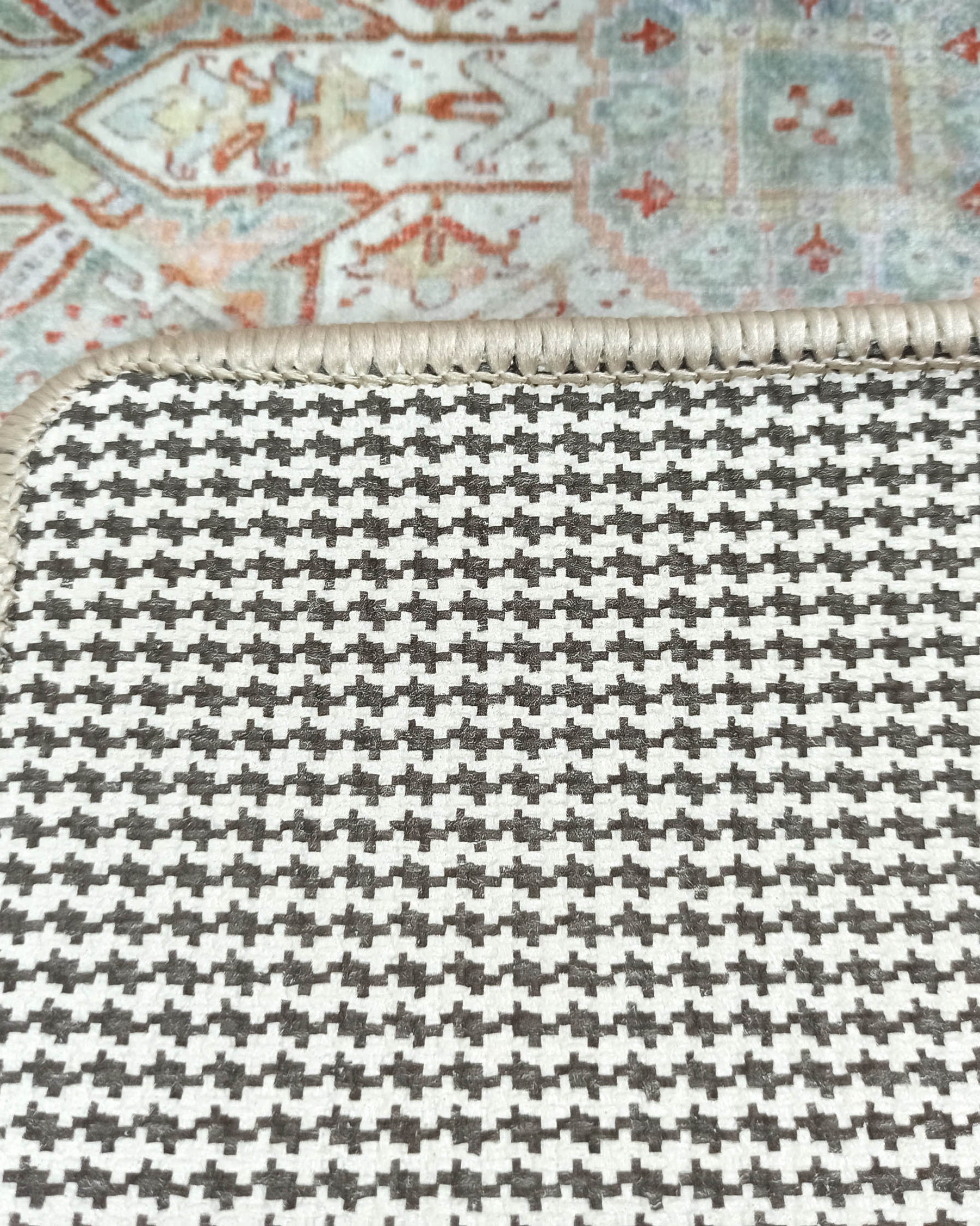 Atlas Faded Burnt Orange Heriz Persian 2x3 Rug