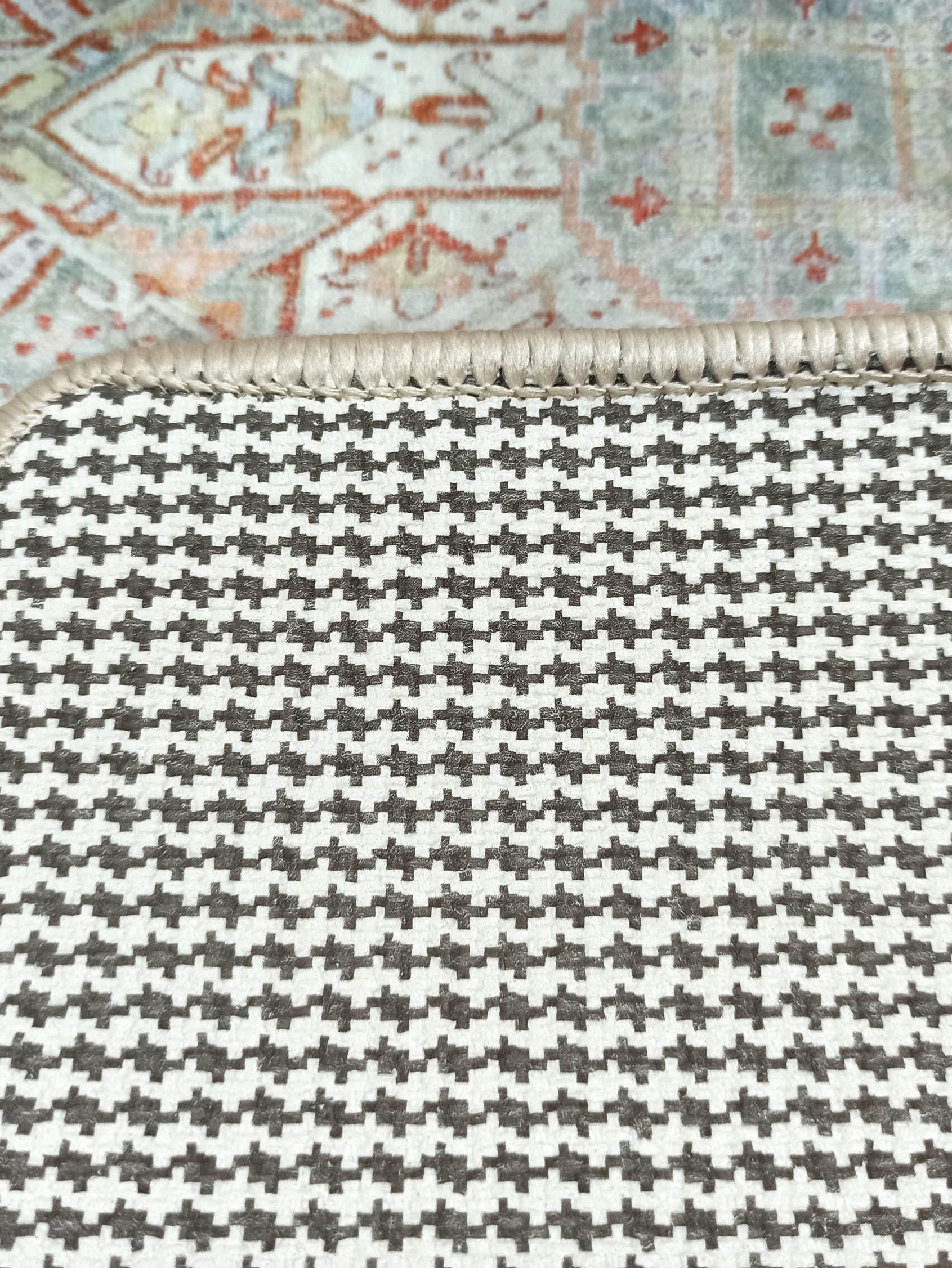 Atlas Faded Burnt Orange Heriz Persian 2x3 Rug