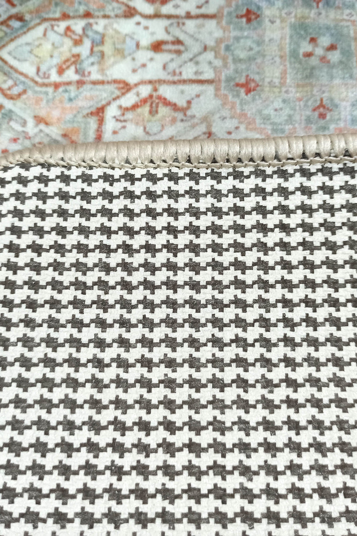 Atlas Faded Burnt Orange Heriz Persian 2x3 Rug