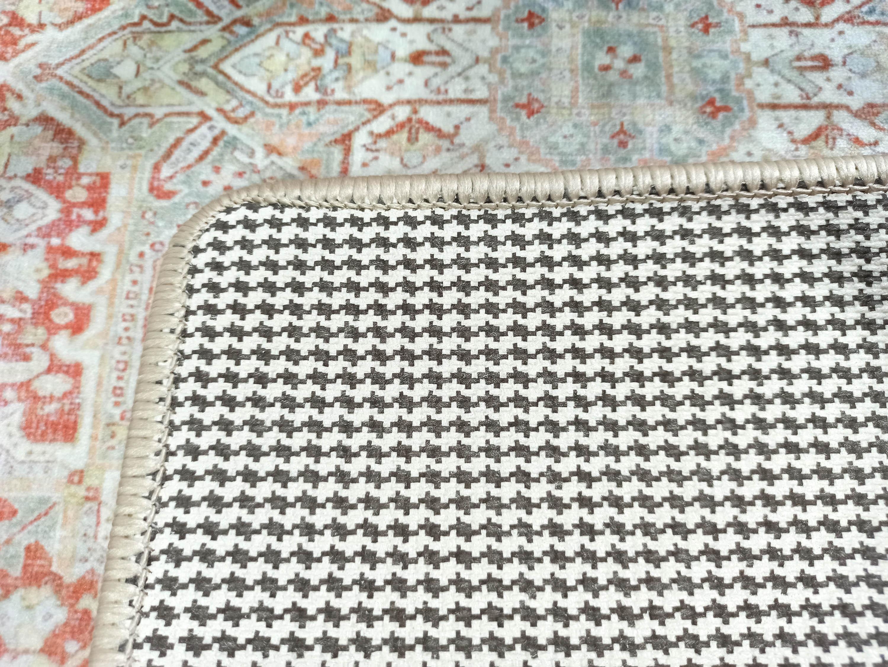 Atlas Faded Burnt Orange Heriz Persian 2x3 Rug