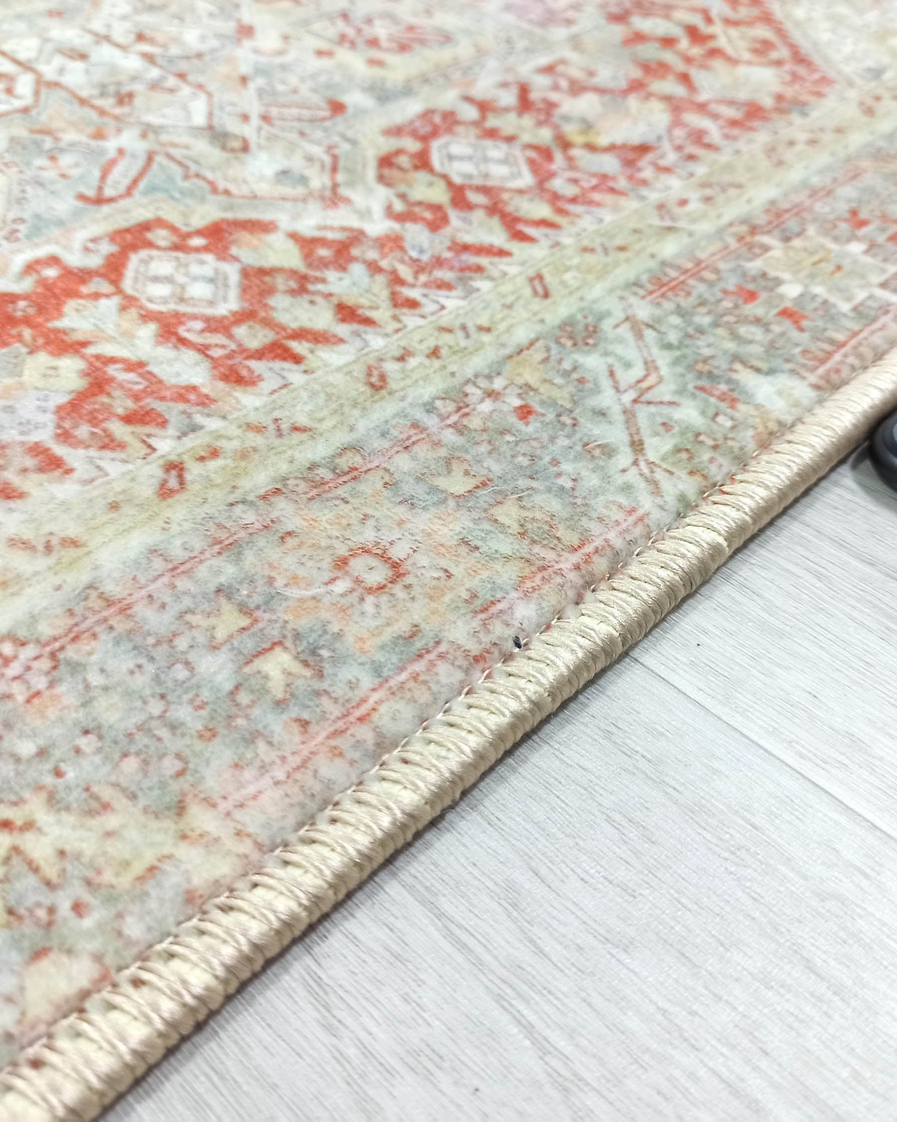 Atlas Faded Burnt Orange Heriz Persian 2x3 Rug