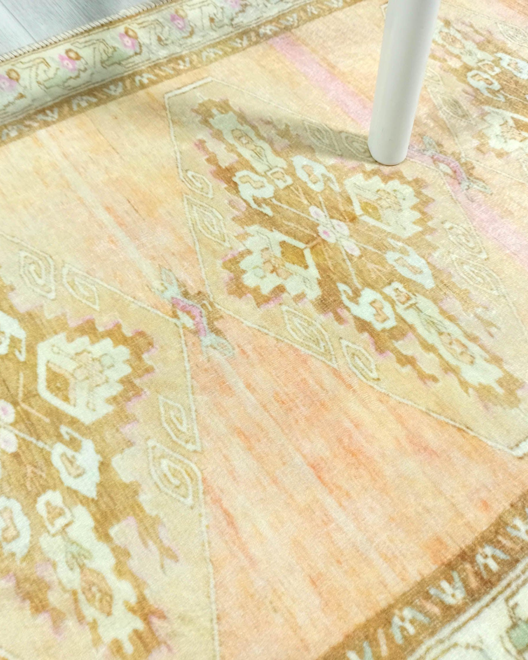 Jurnee Faded Orange Yellow Persian 2x3 Rug