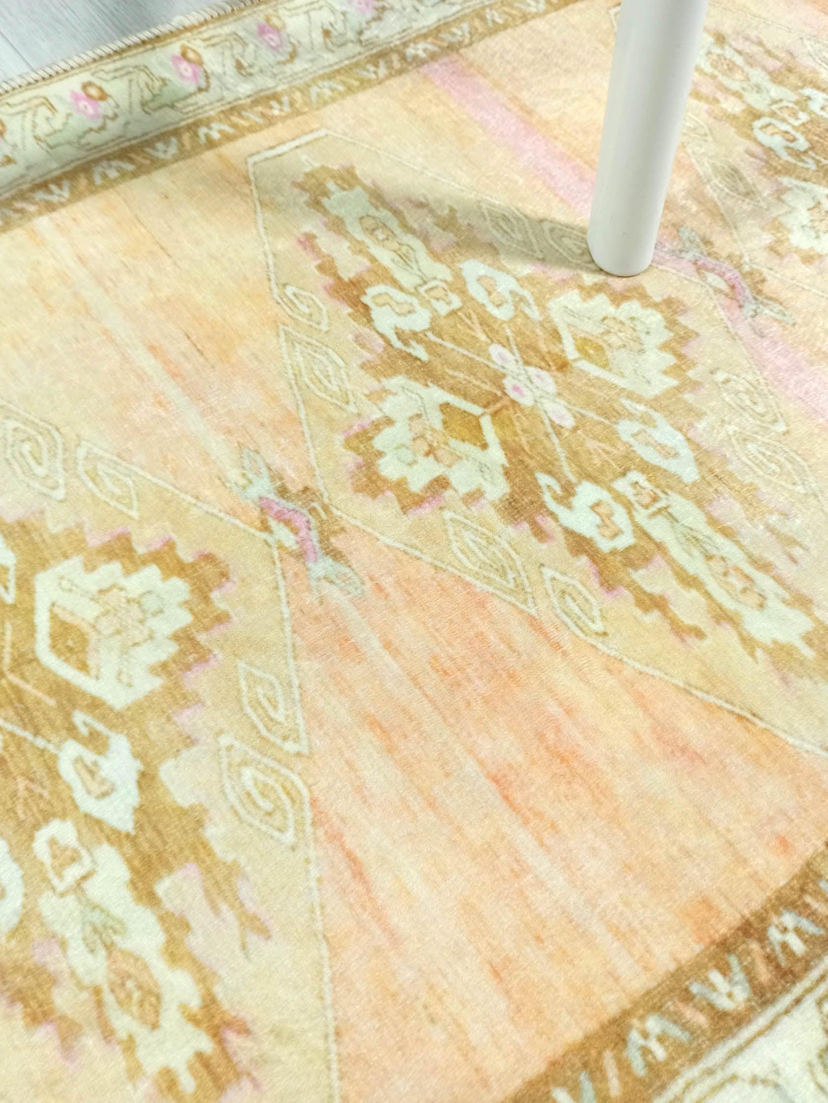 Jurnee Faded Orange Yellow Persian 2x3 Rug