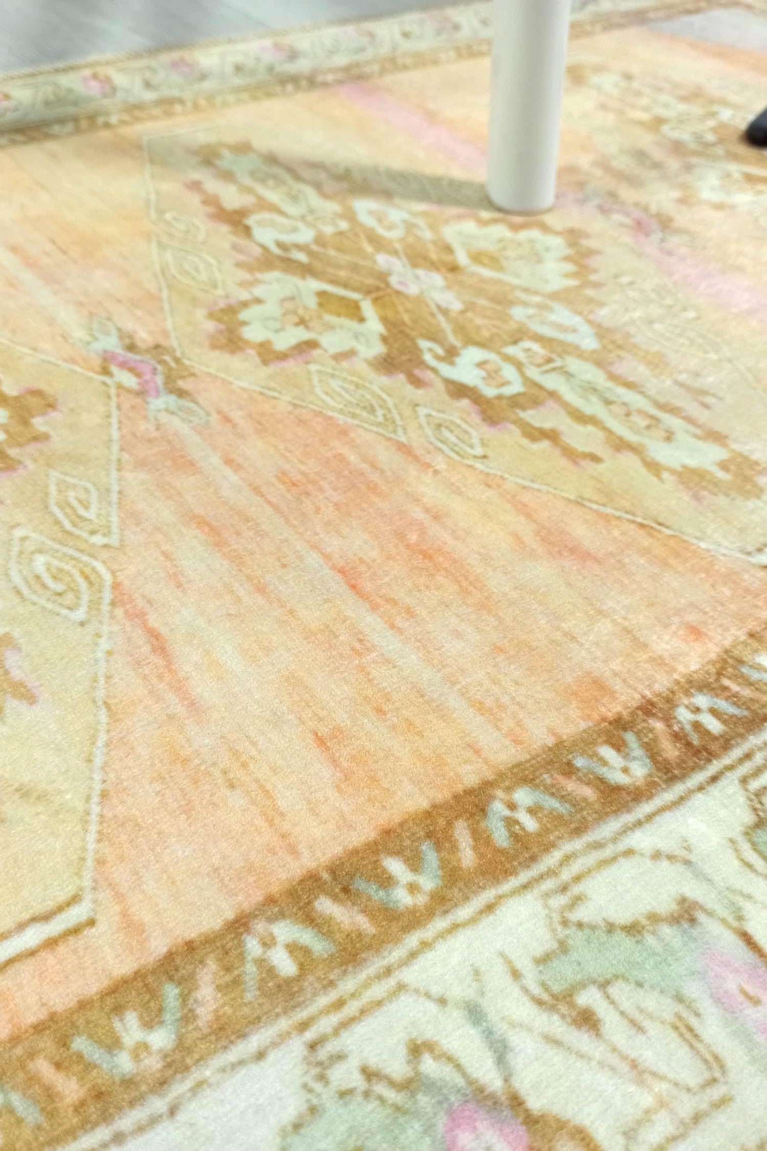 Jurnee Faded Orange Yellow Persian 2x3 Rug