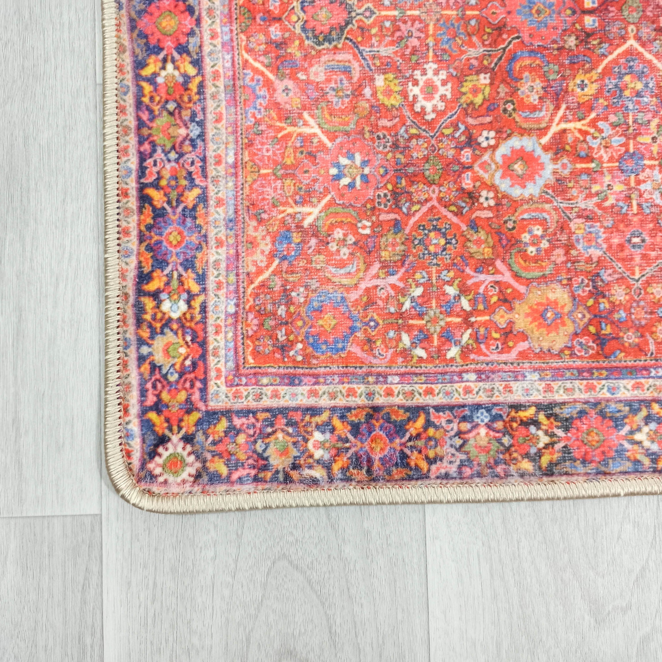 Daphne Faded Red Oriental Small 2x3 Rug