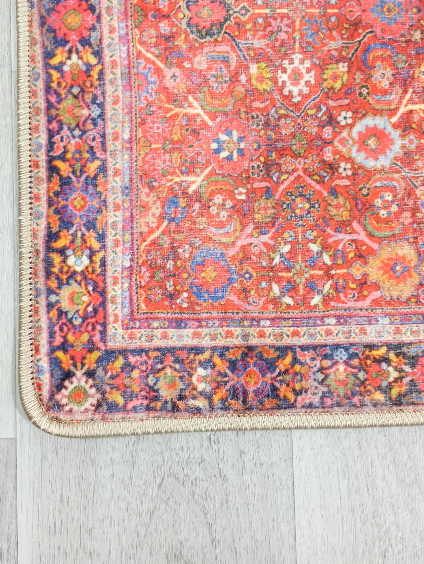 Daphne Faded Red Oriental Small 2x3 Rug