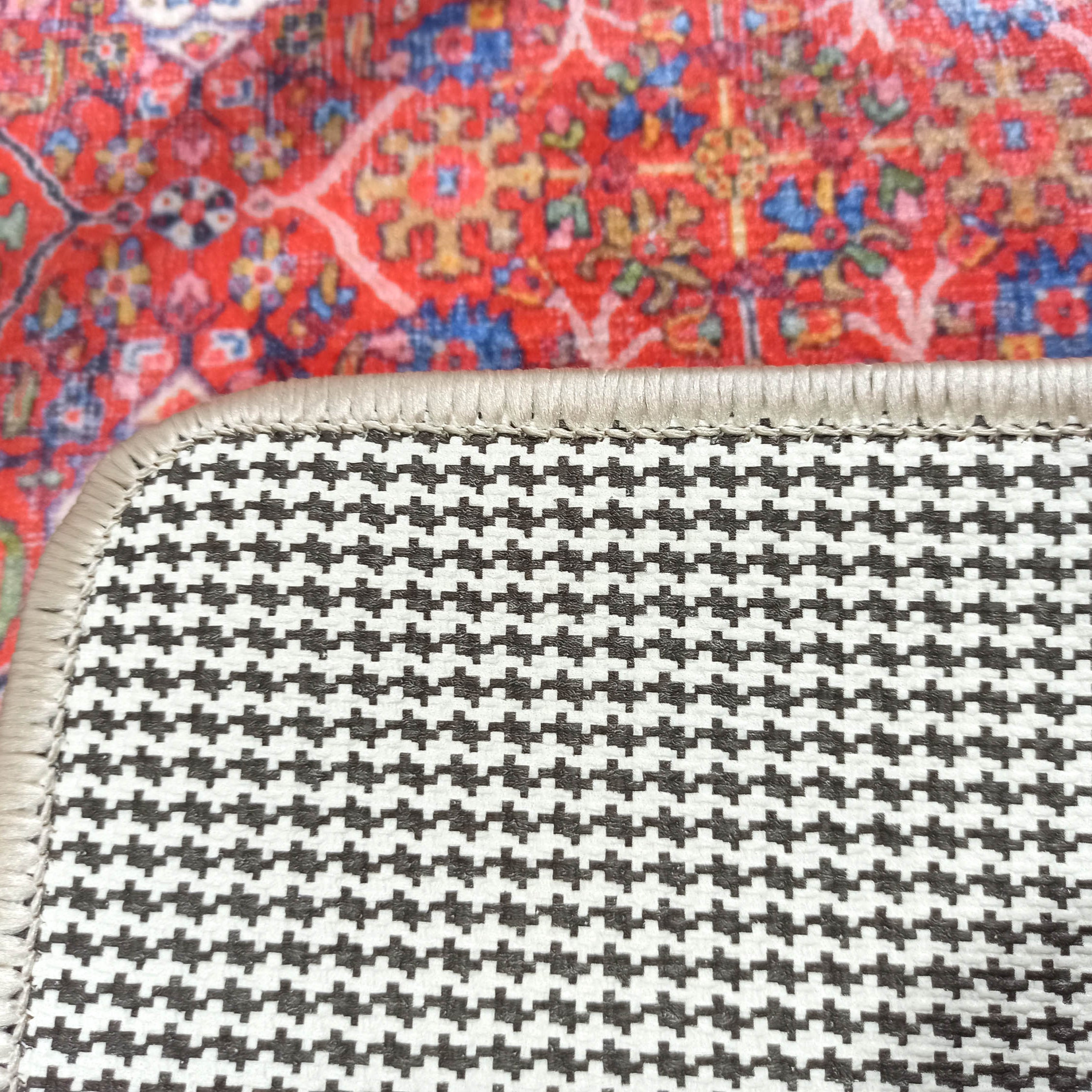 Vivi Red Orange Floral Turkish 2x3 Rug