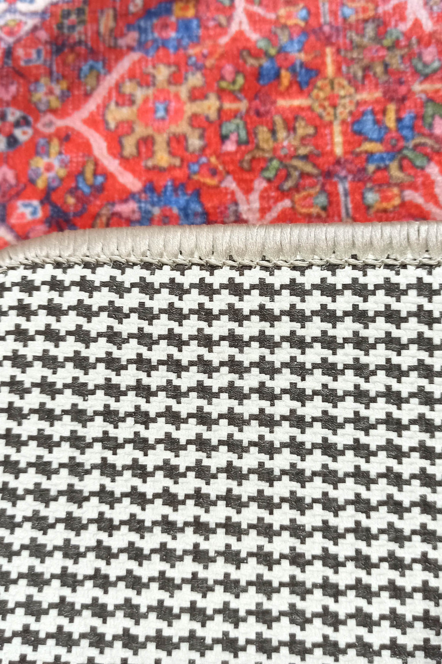 Vivi Red Orange Floral Turkish 2x3 Rug