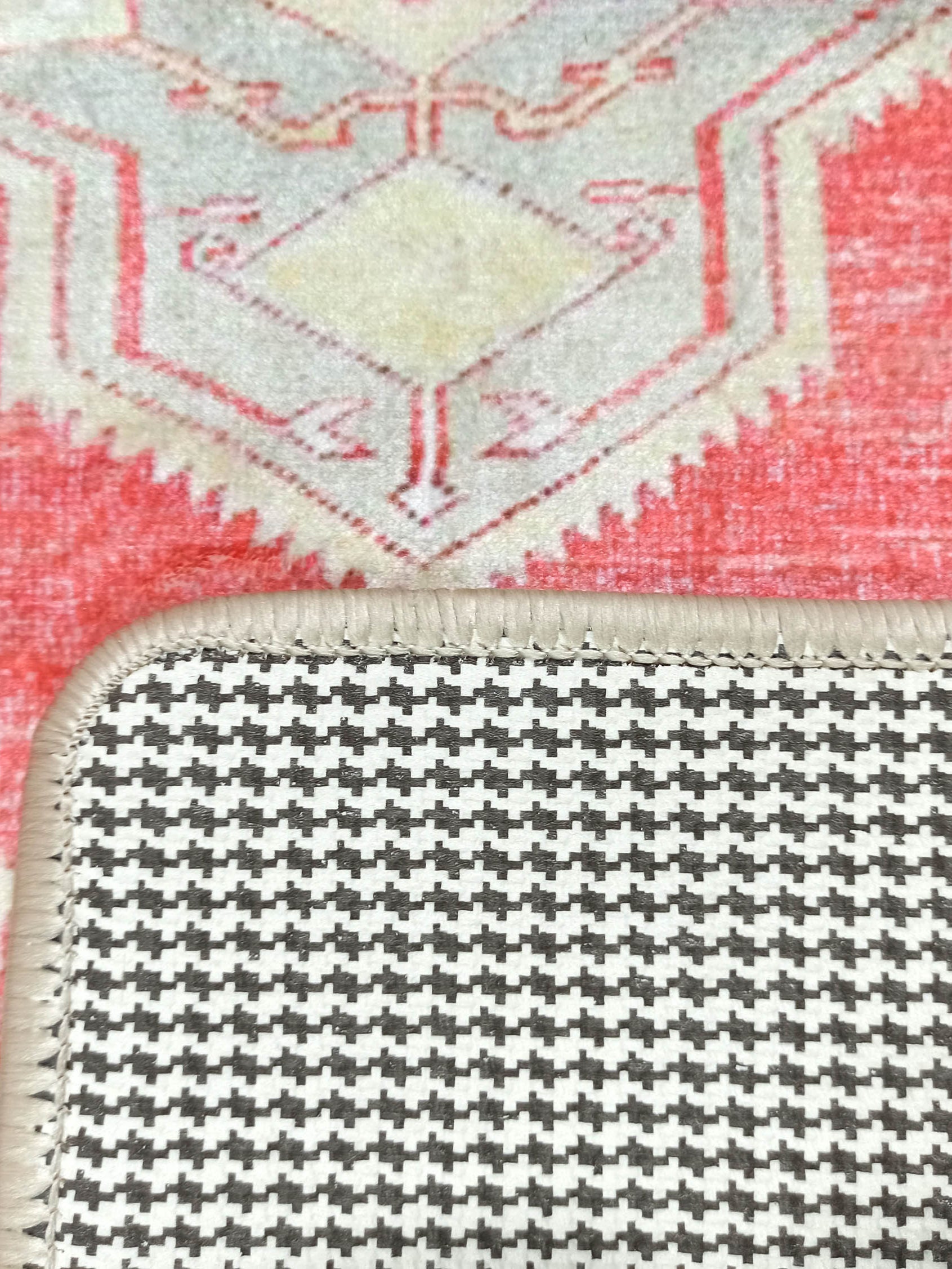 Coraline Distressed Coral Beige Turkish 2x3 Rug