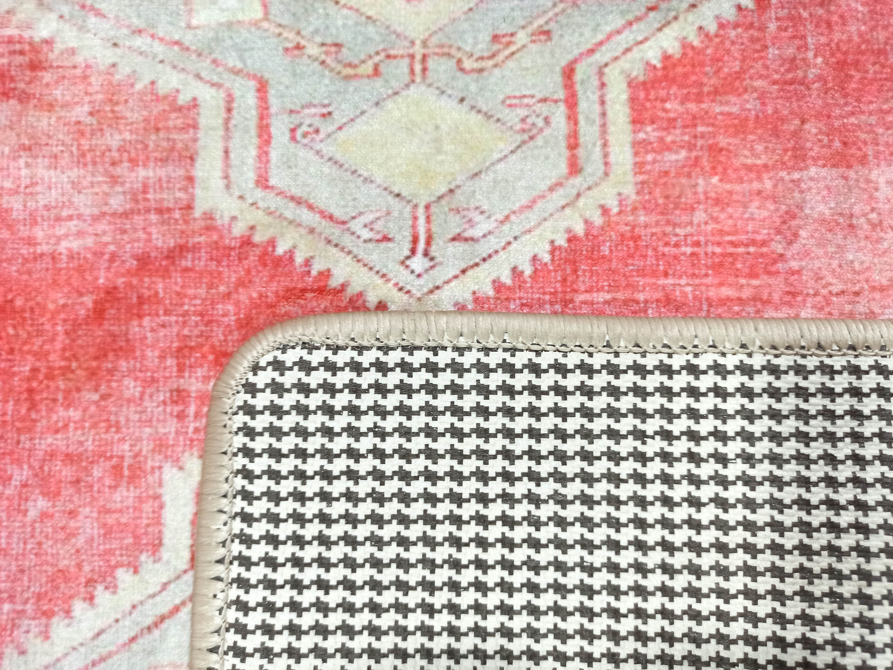 Coraline Distressed Coral Beige Turkish 2x3 Rug