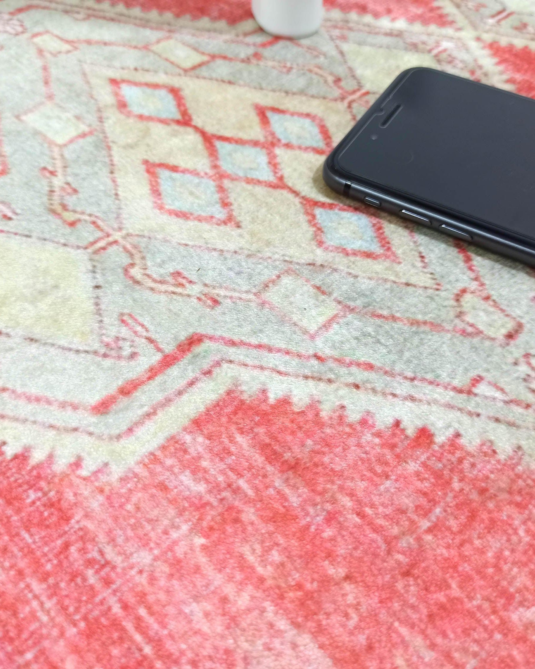 Coraline Distressed Coral Beige Turkish 2x3 Rug