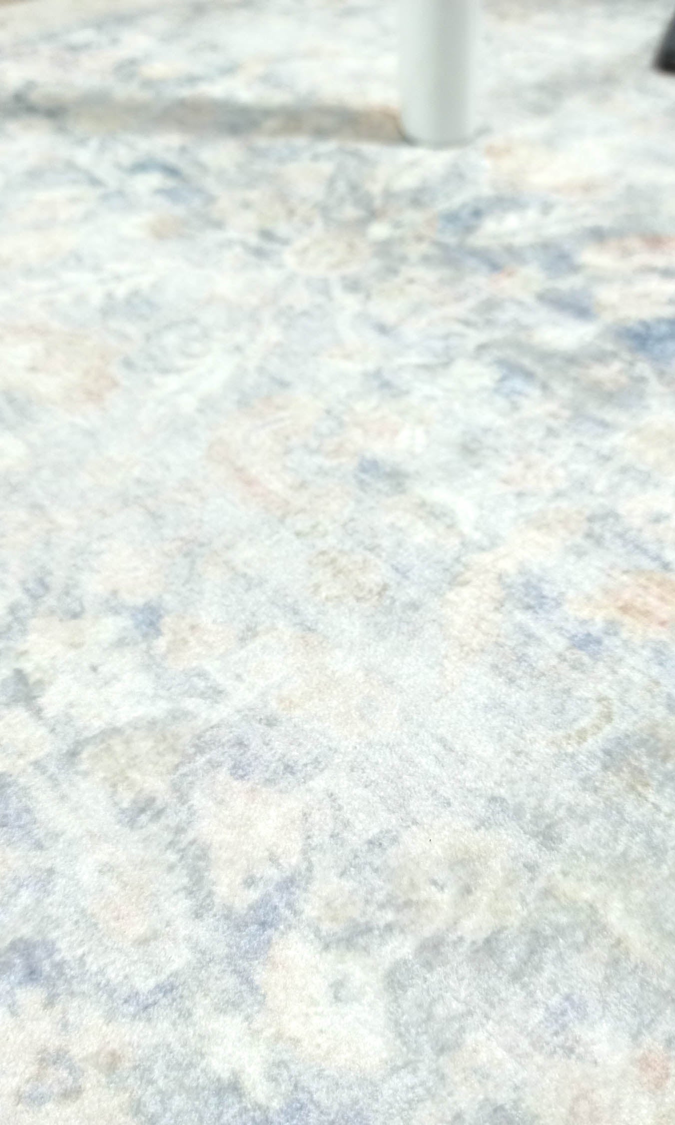 Londyn Neutral Faded Navy Blue Oushak Small 2x3 Rug