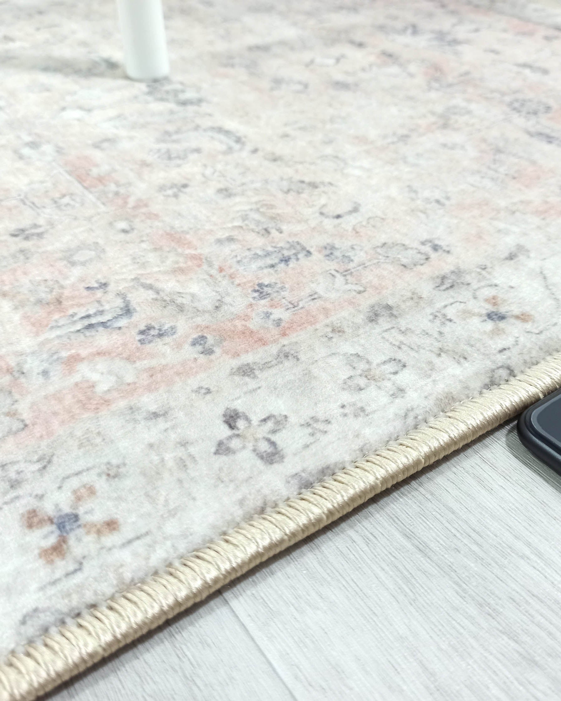 Azalea Neutral Beige Blush Orange Oushak 2x3 Rug