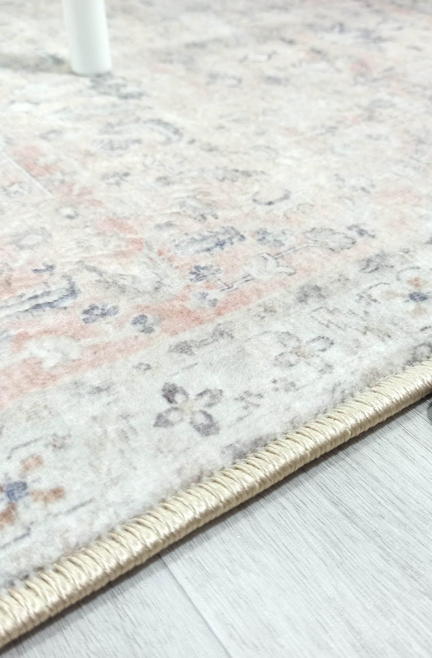 Azalea Neutral Beige Blush Orange Oushak 2x3 Rug