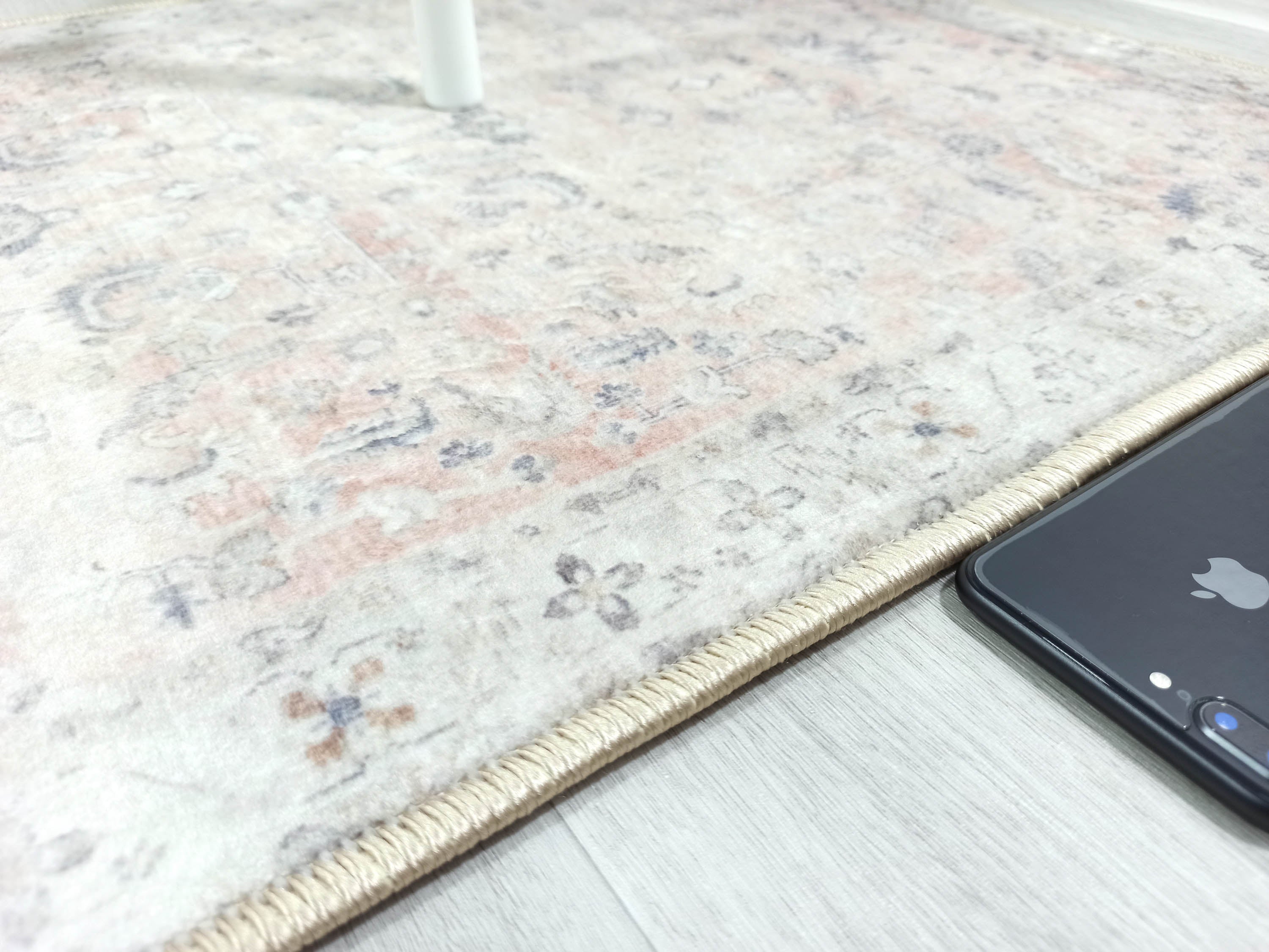 Azalea Neutral Beige Blush Orange Oushak 2x3 Rug