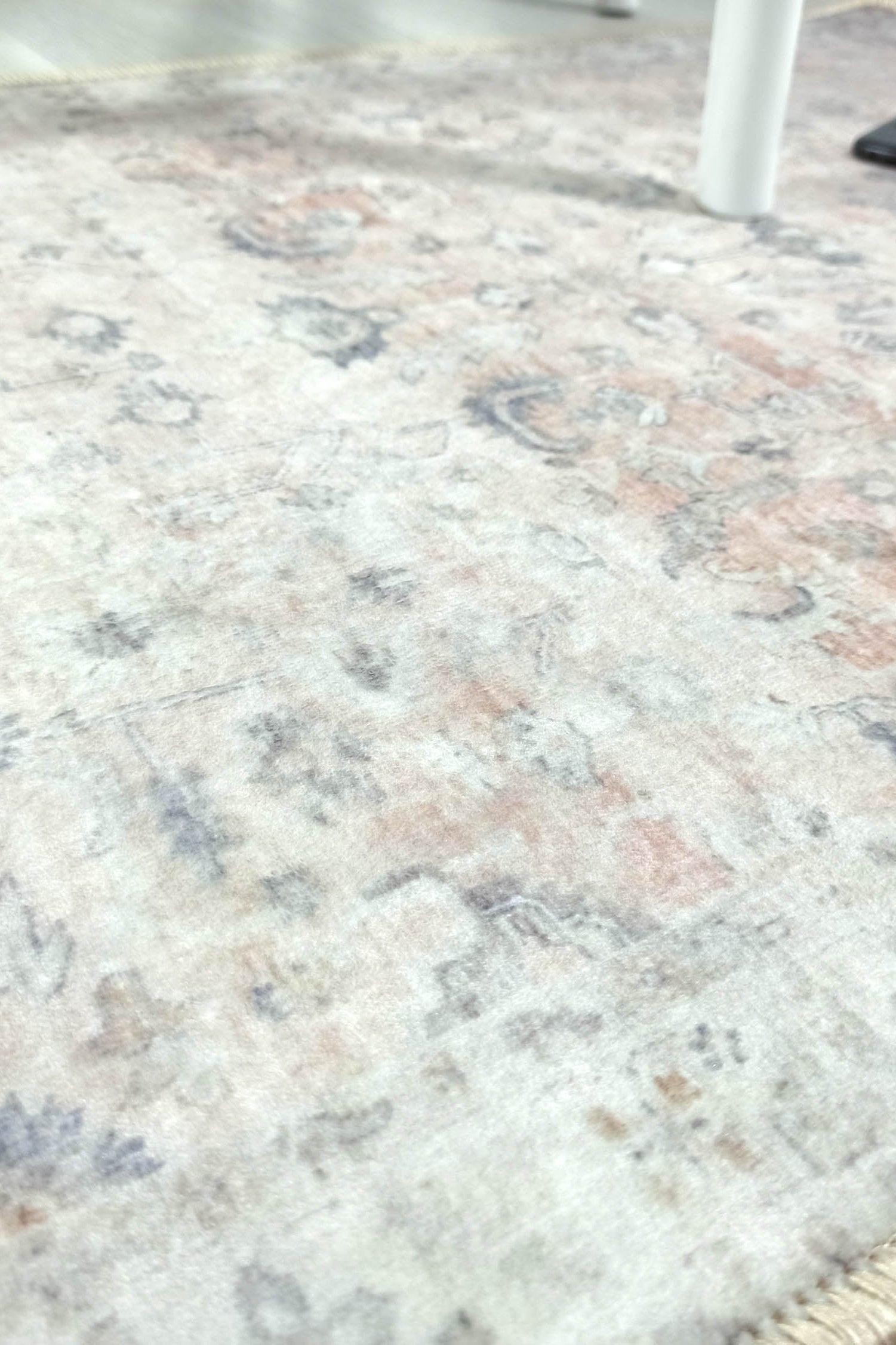 Azalea Neutral Beige Blush Orange Oushak 2x3 Rug