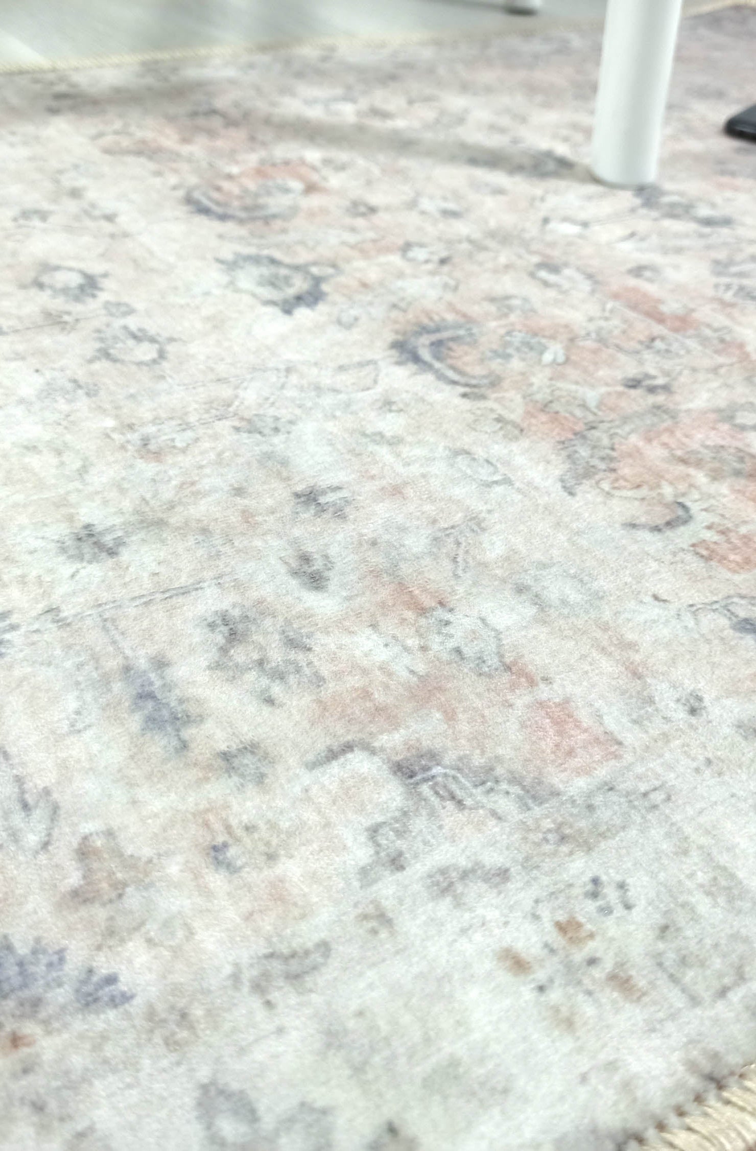 Azalea Neutral Beige Blush Orange Oushak 2x3 Rug