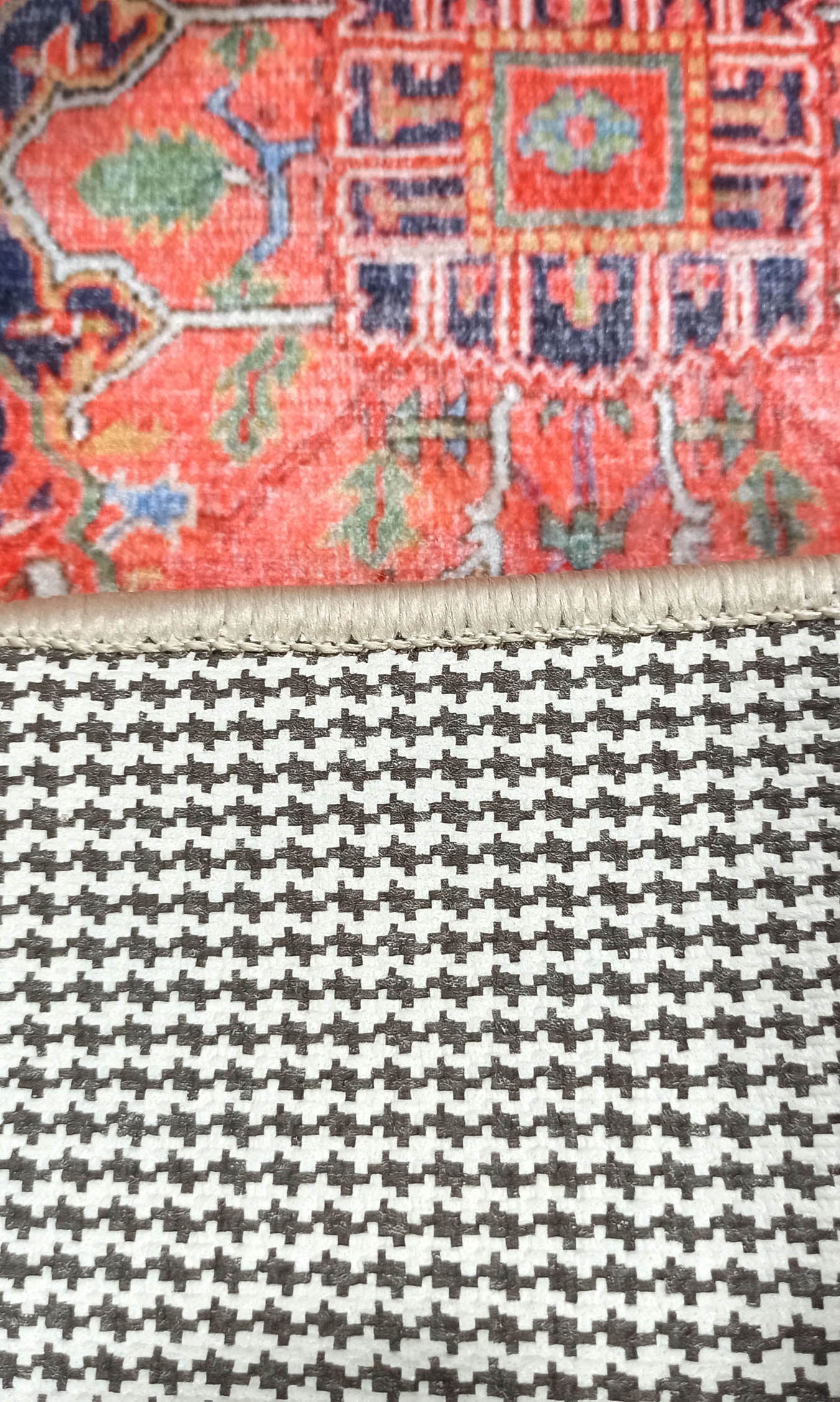 Eliana Red Navy Blue Turkish 2x3 Rug