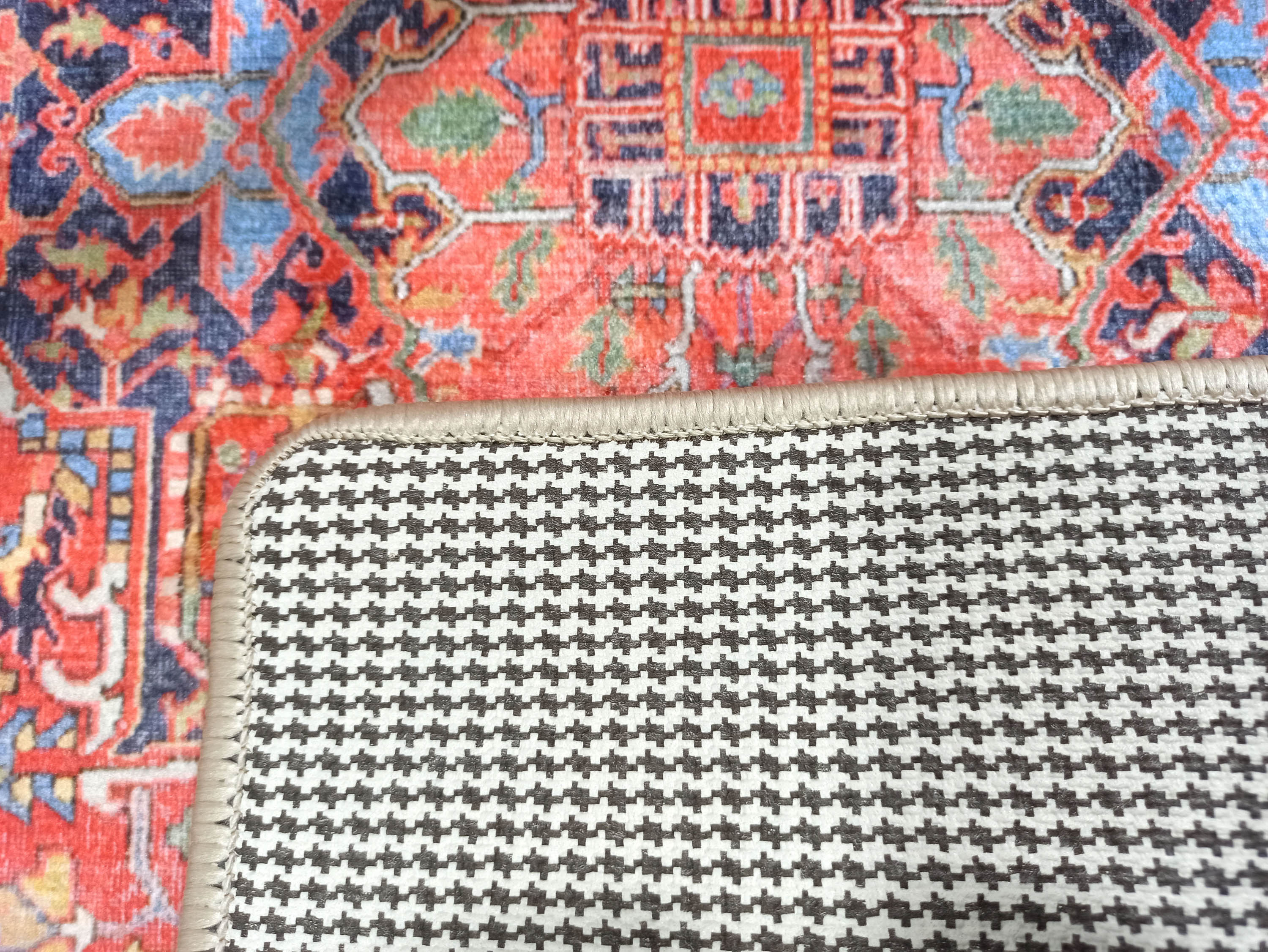 Eliana Red Navy Blue Turkish 2x3 Rug