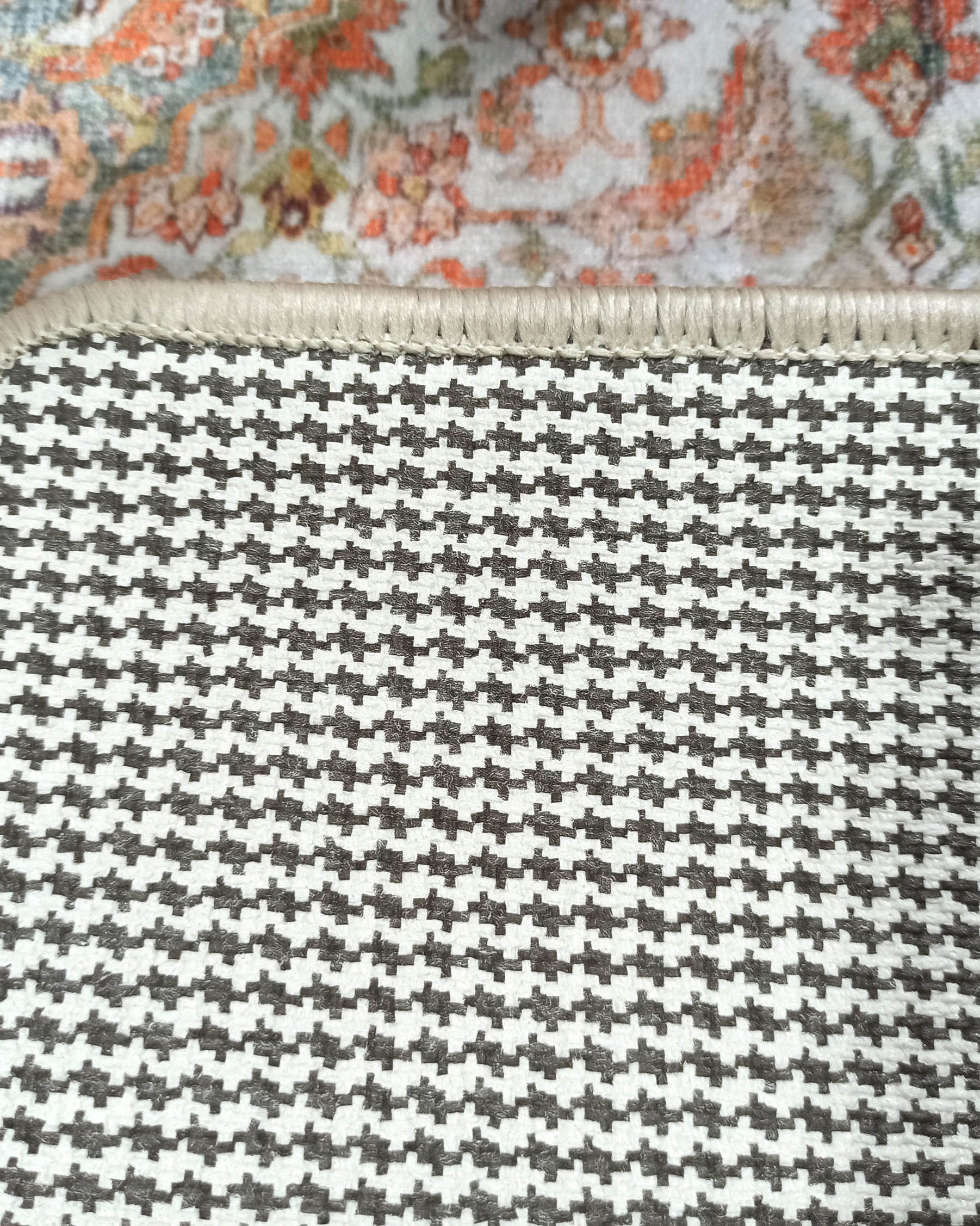 Lexa Terracotta Blue Oriental Persian 2x3 Rug