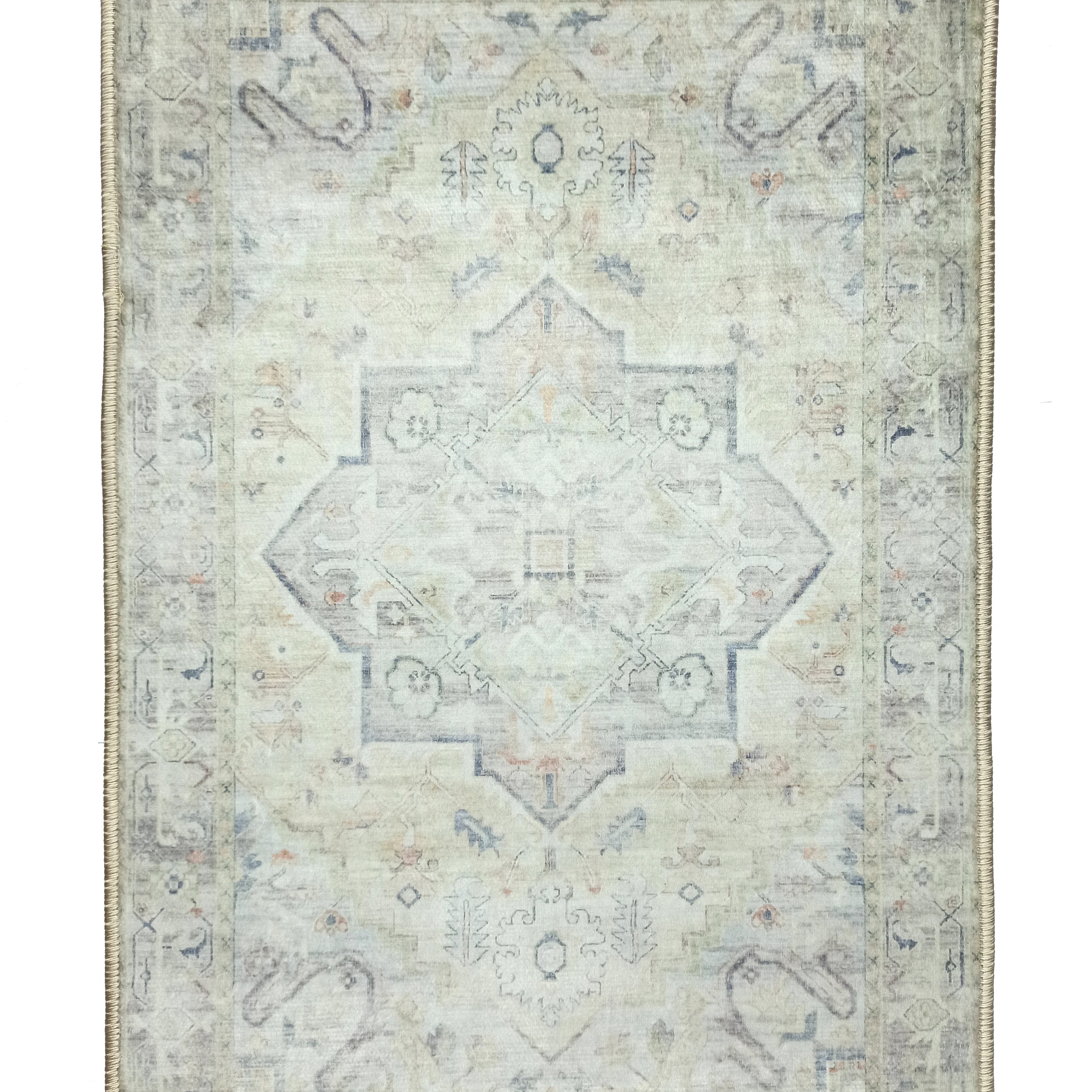 Kinzlee Neutral Beige Persian 2x3 Rug