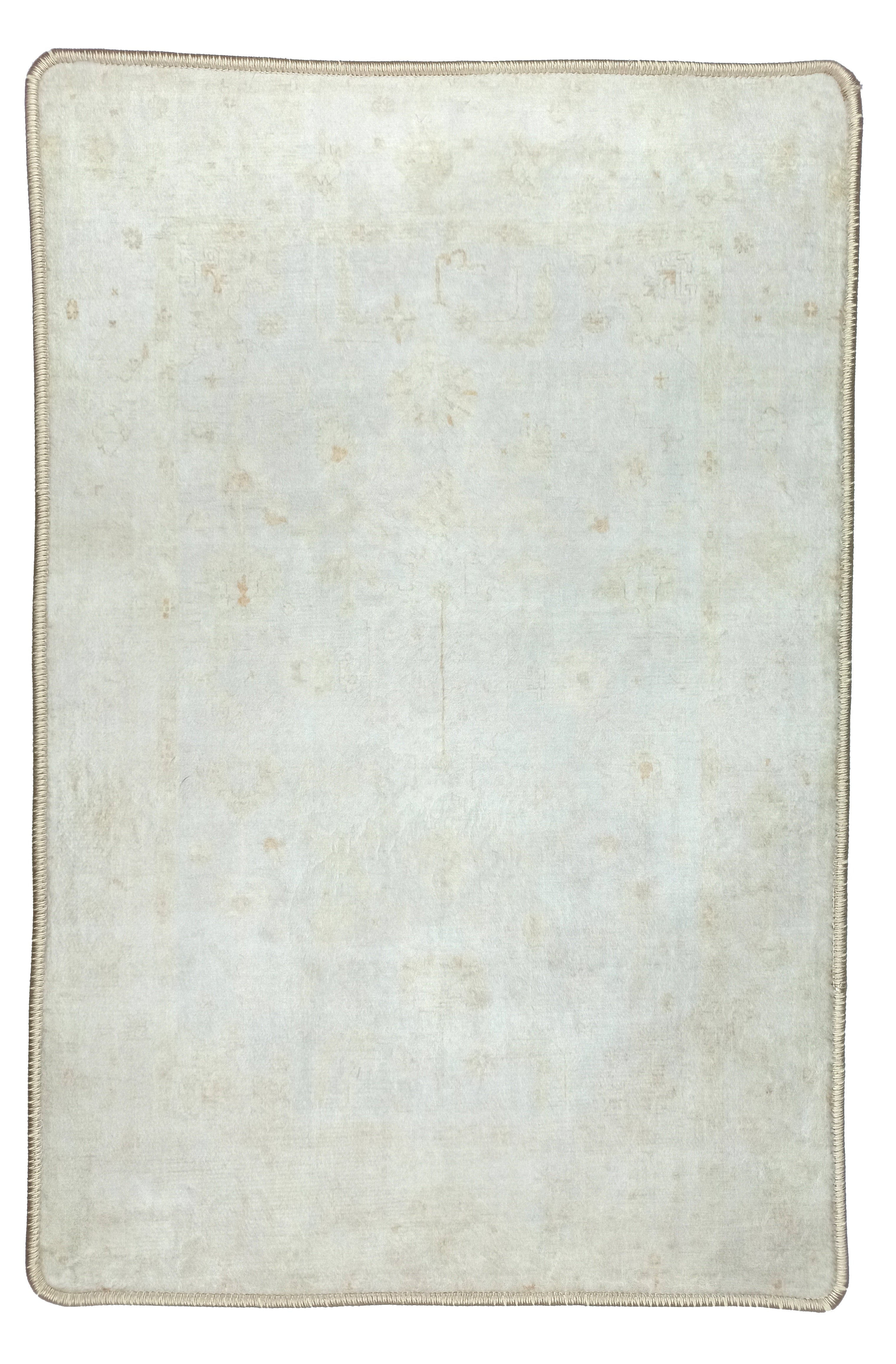 Galilea Oushak Neutral Cream White 2x3 Rug