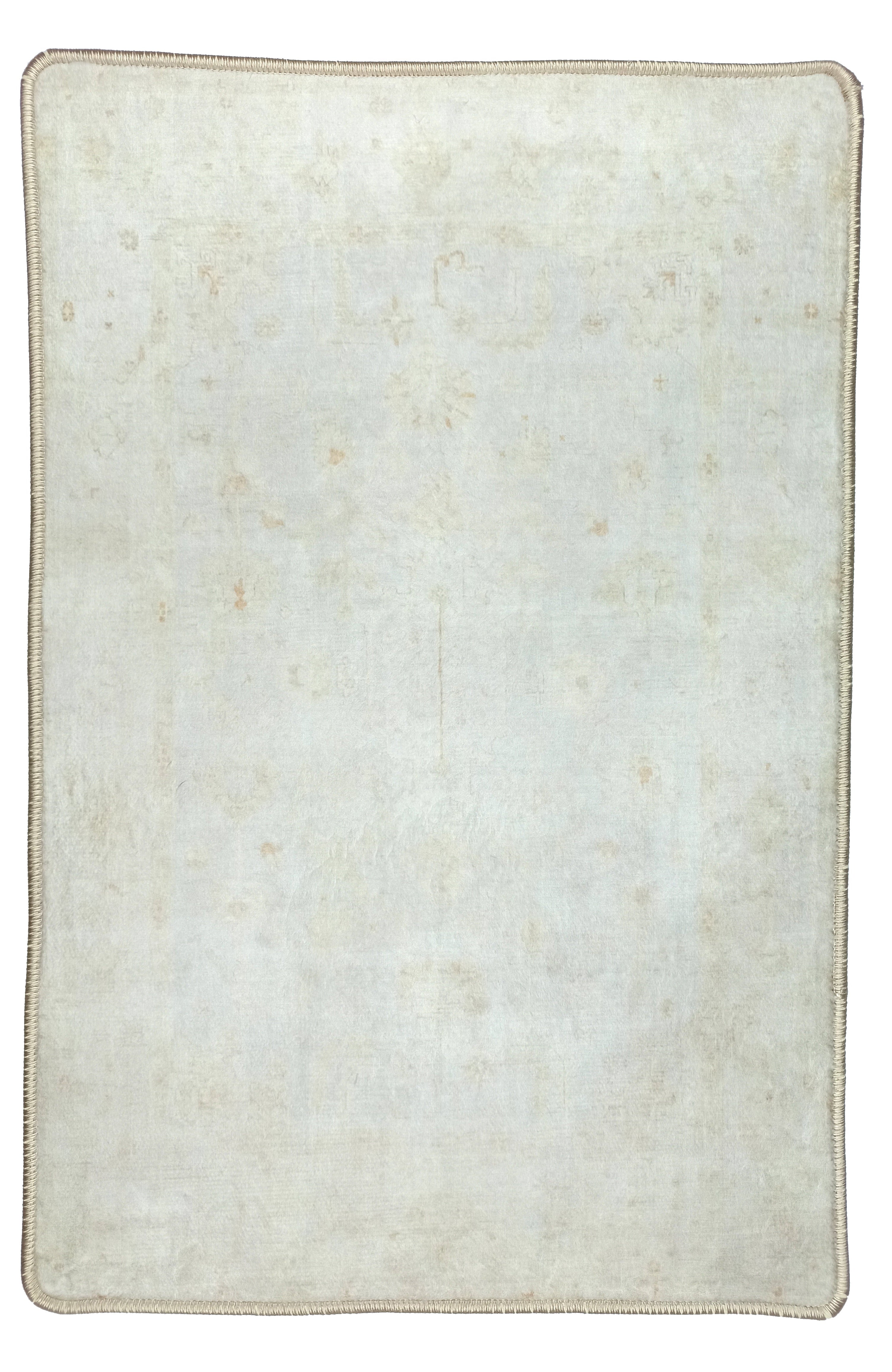 Galilea Oushak Neutral Cream White 2x3 Rug