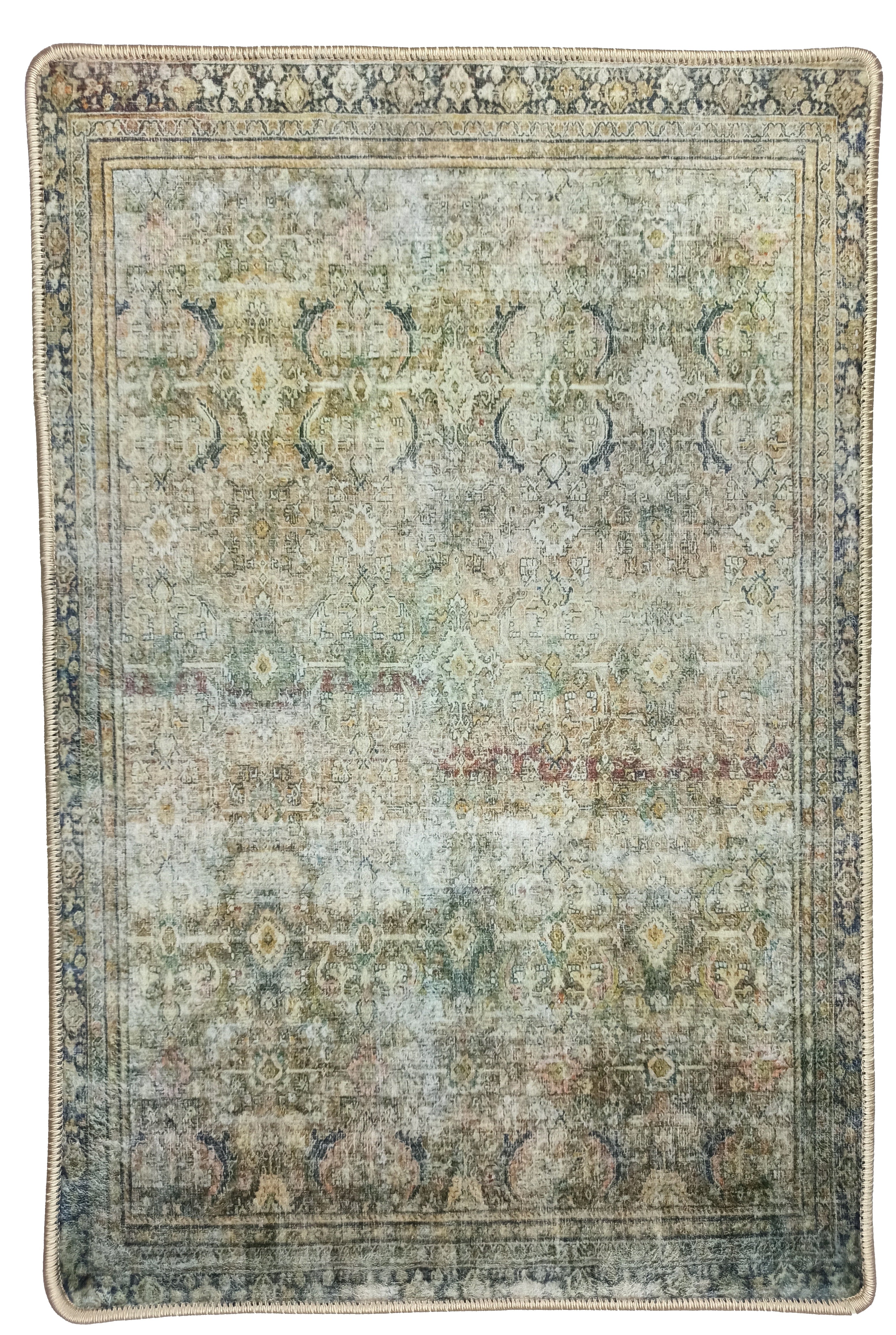 Irie Olive Green Moss Persian 2x3 Rug