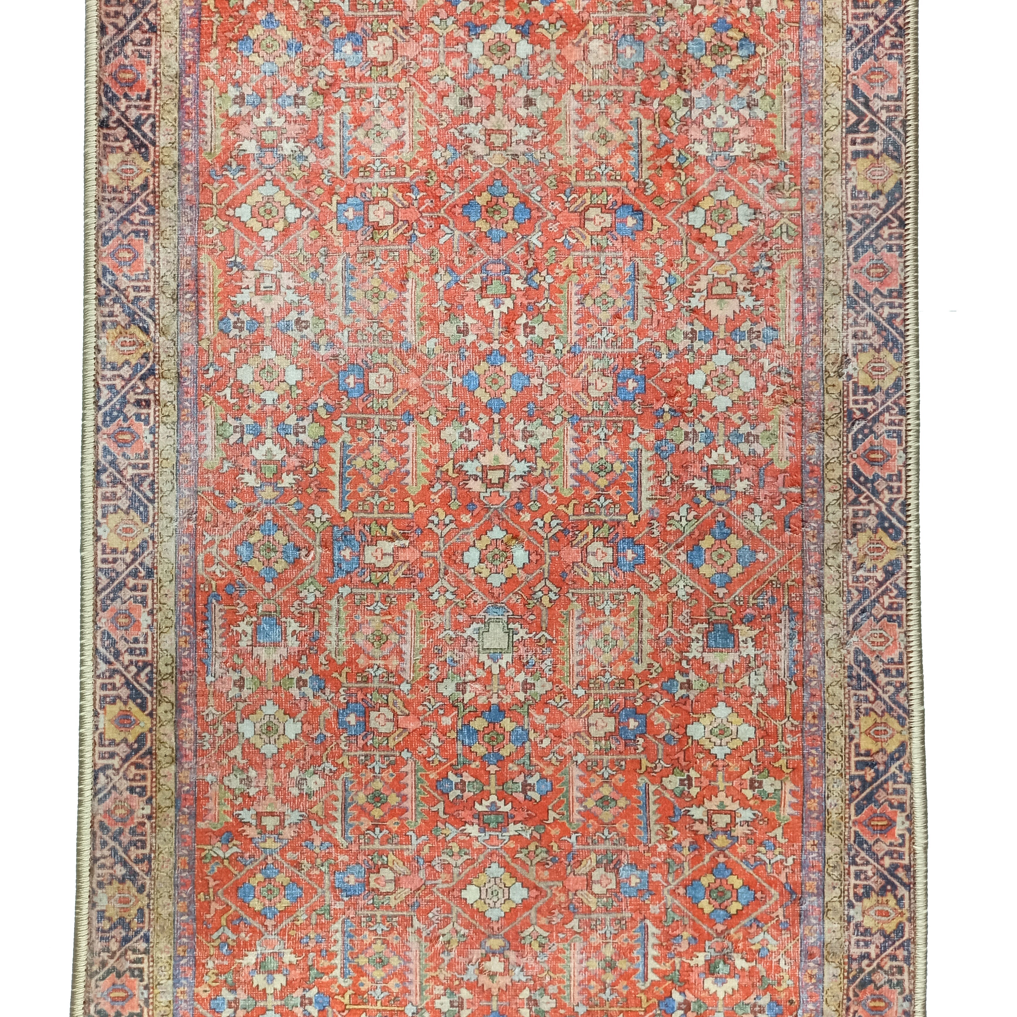 Daphne Faded Red Oriental Small 2x3 Rug