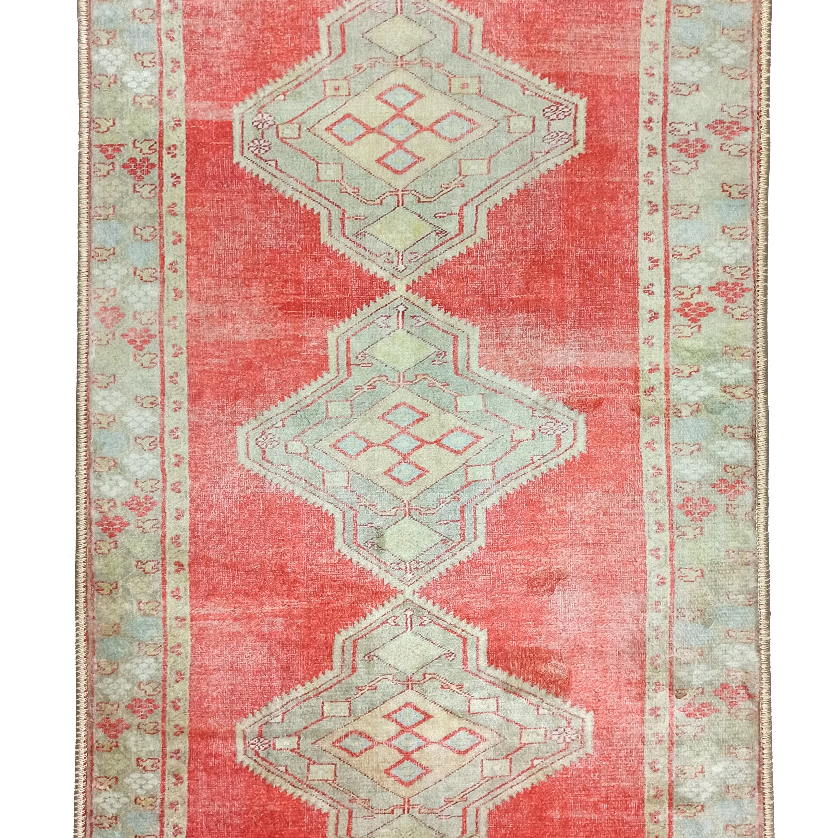 Coraline Distressed Coral Beige Turkish 2x3 Rug