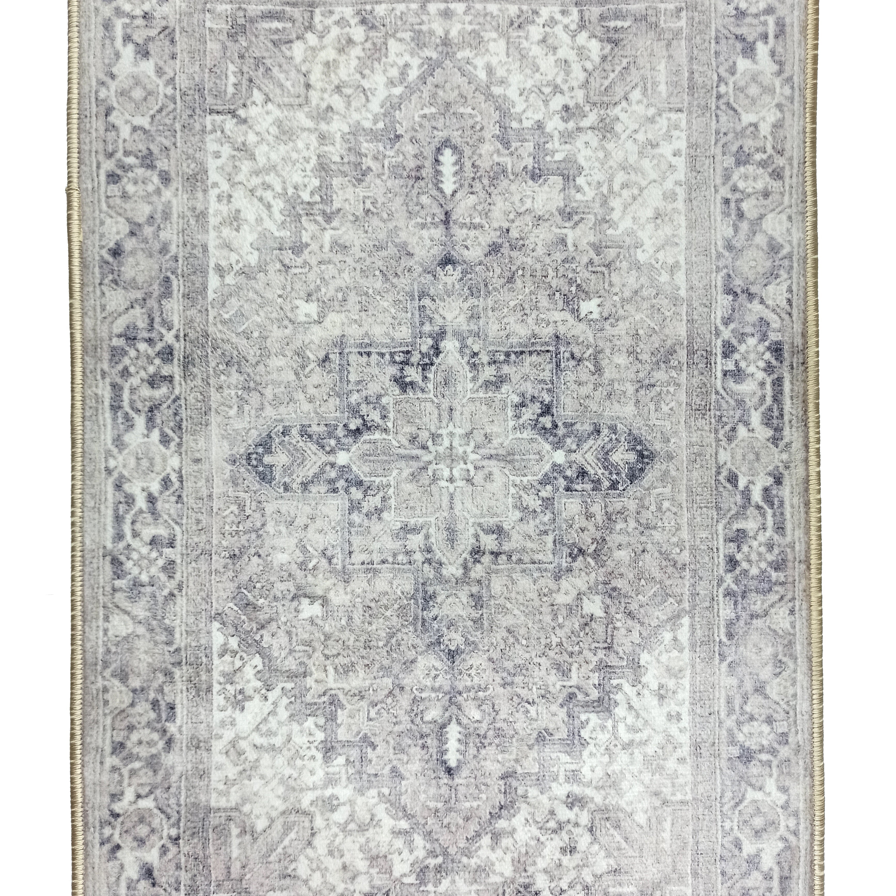 Jaylin Gray Lilac Hriz Persian 2x3 Rug