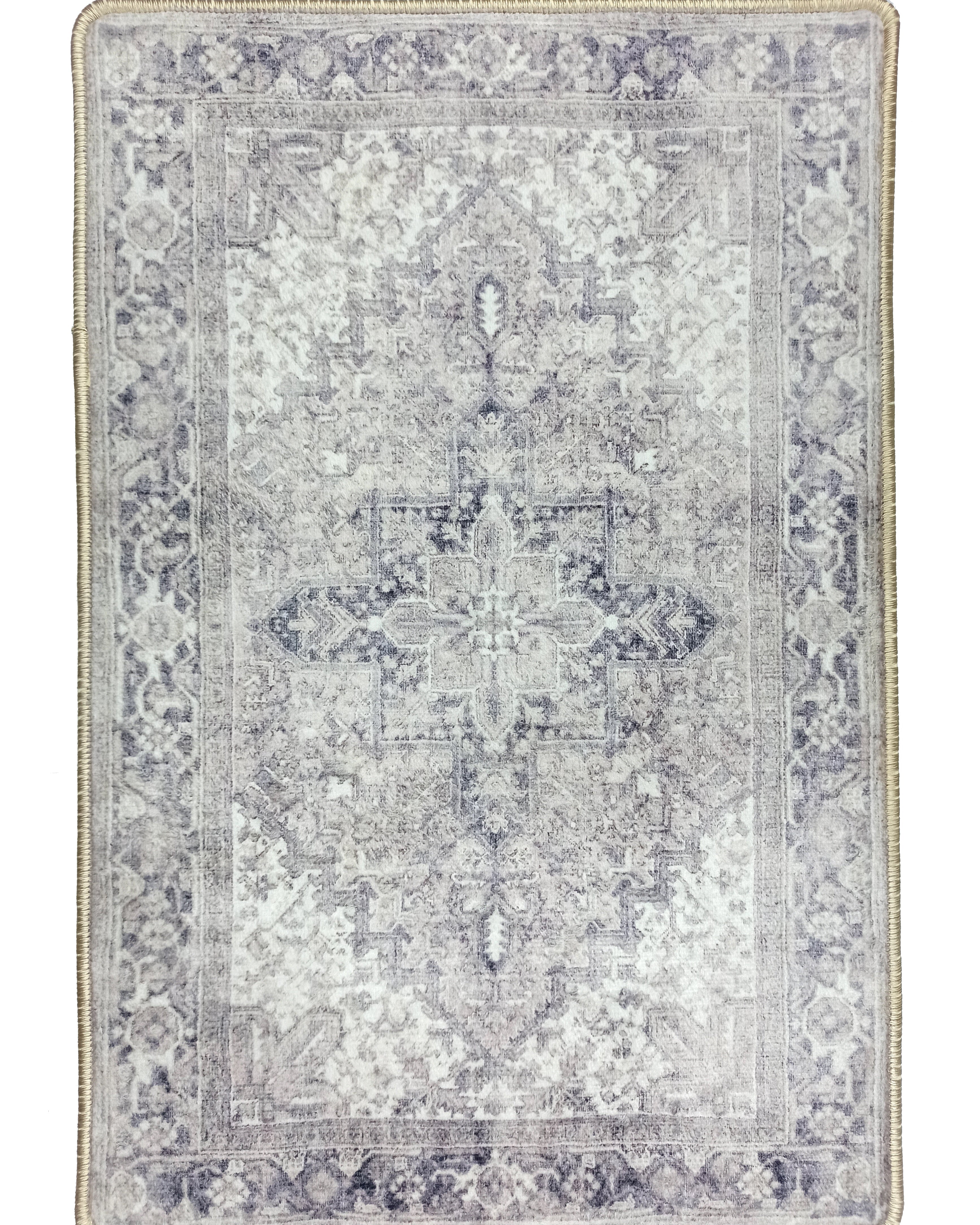 Jaylin Gray Lilac Hriz Persian 2x3 Rug