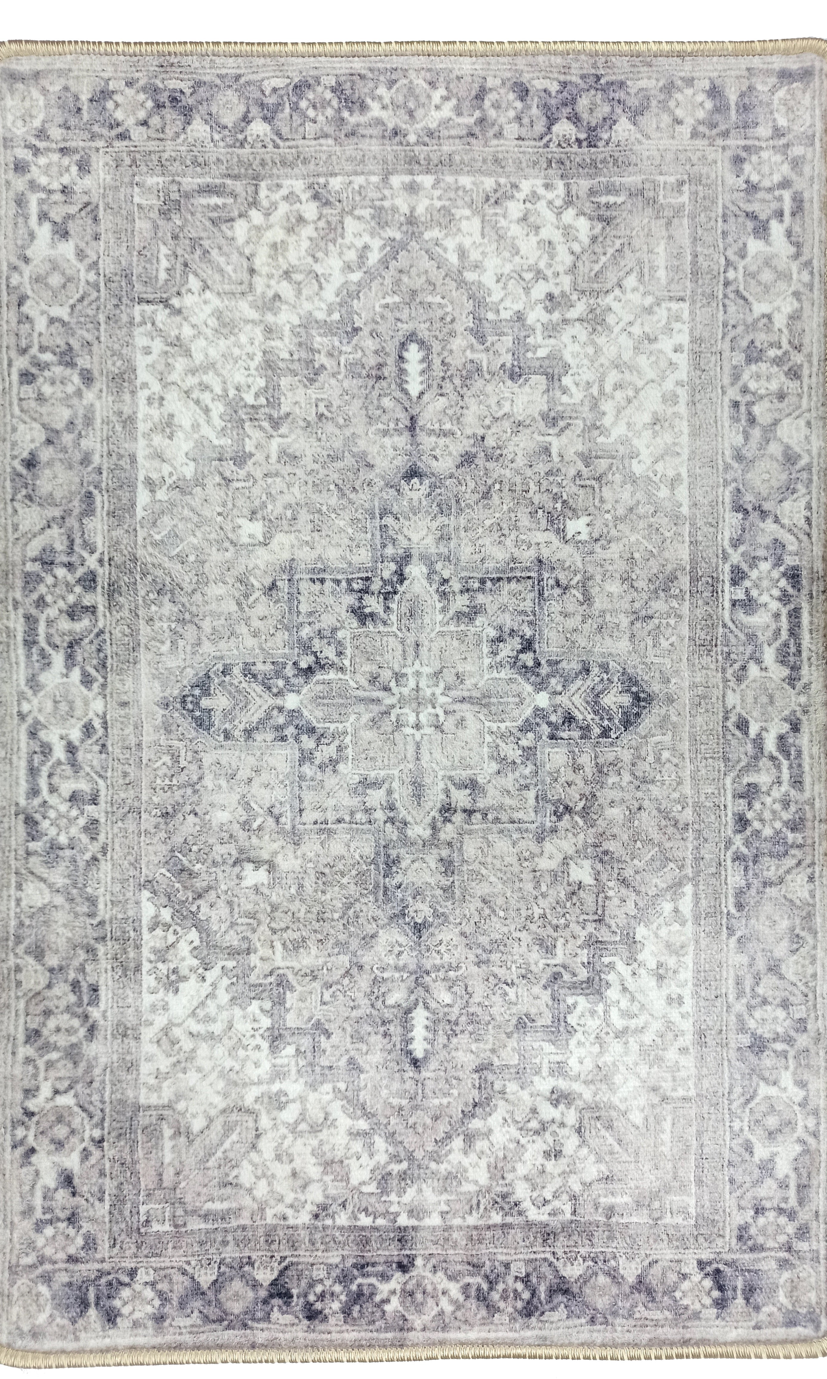Jaylin Gray Lilac Hriz Persian 2x3 Rug
