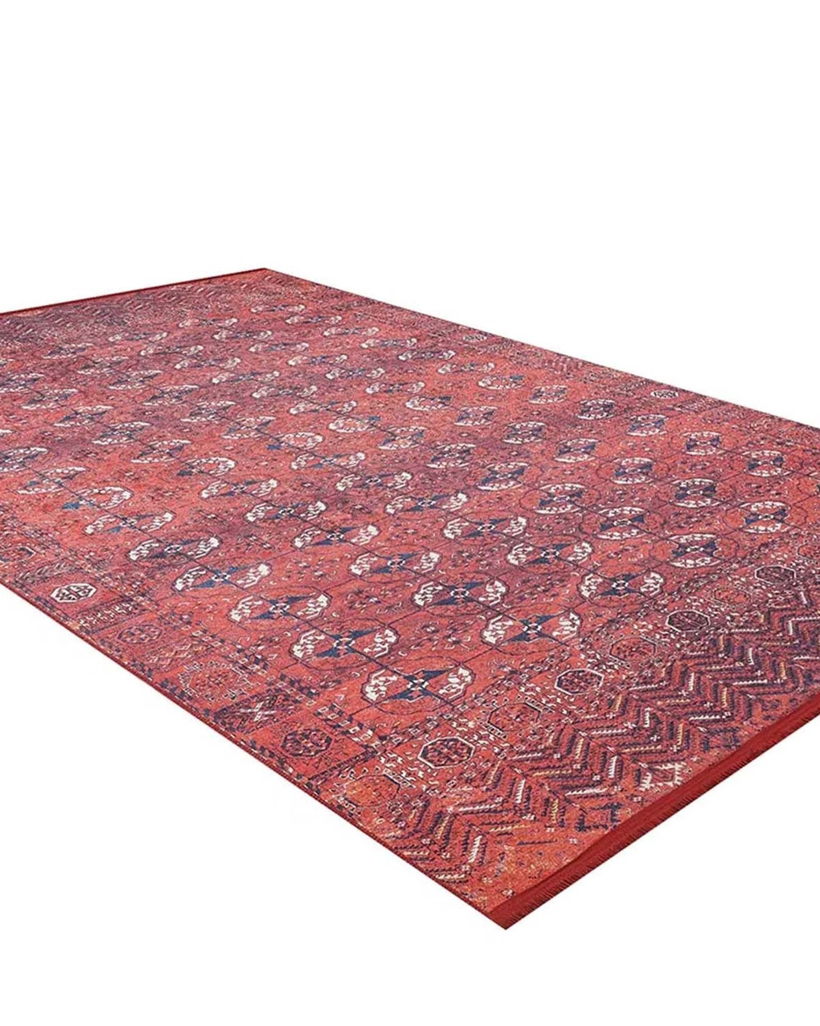 Abira Afghan Red Rug