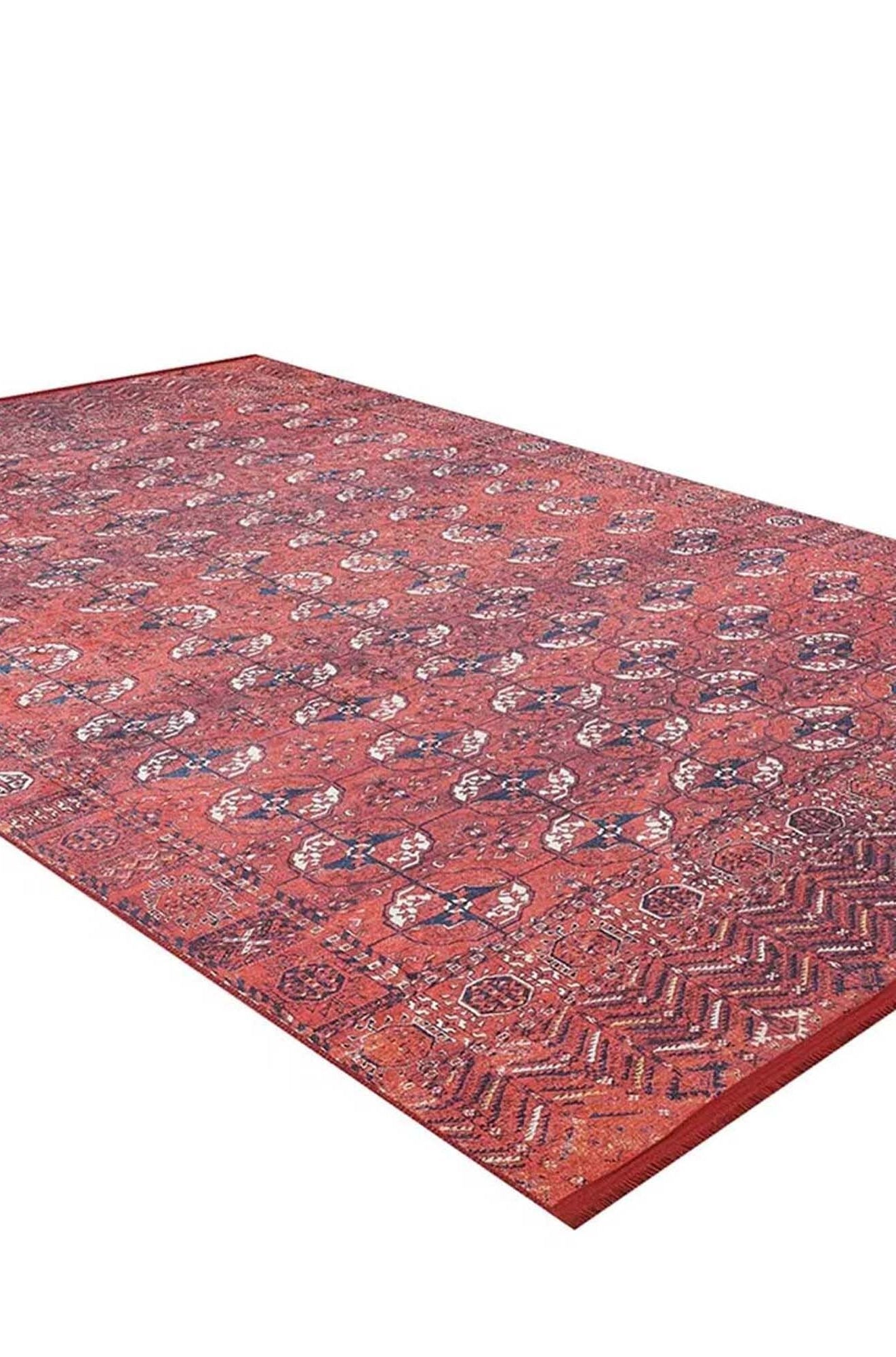 Abira Afghan Red Rug