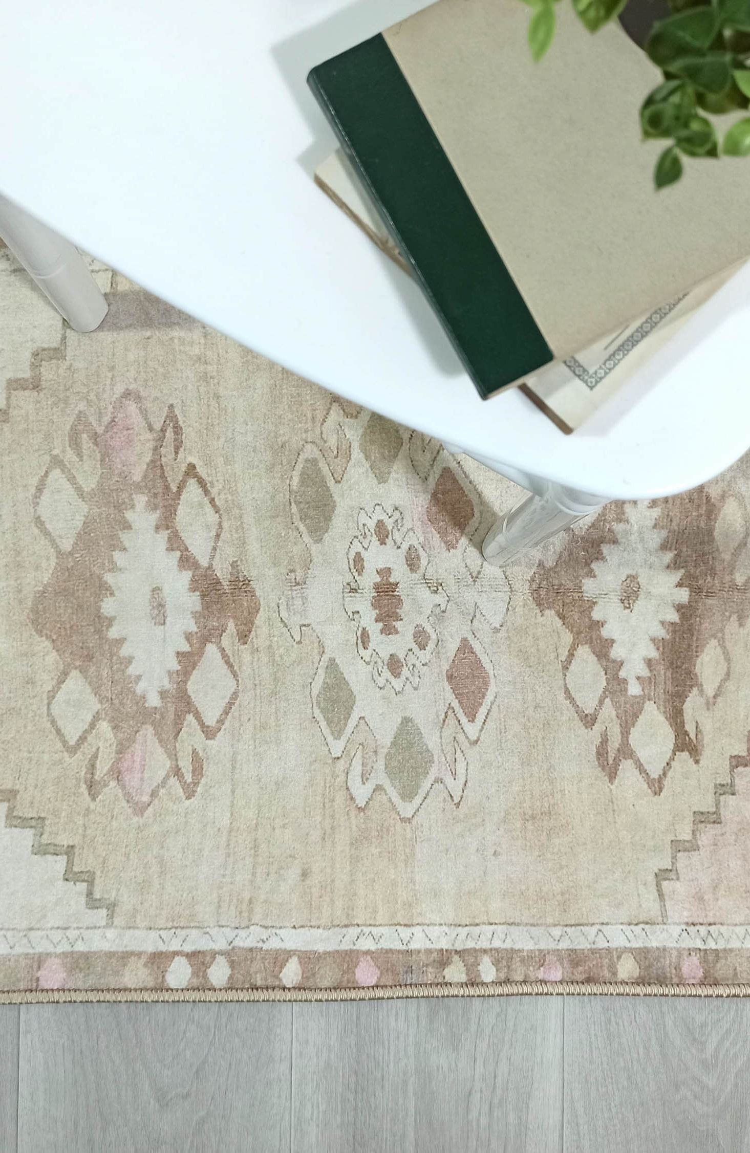 Ador Turkish Beige Faded Brown Rug