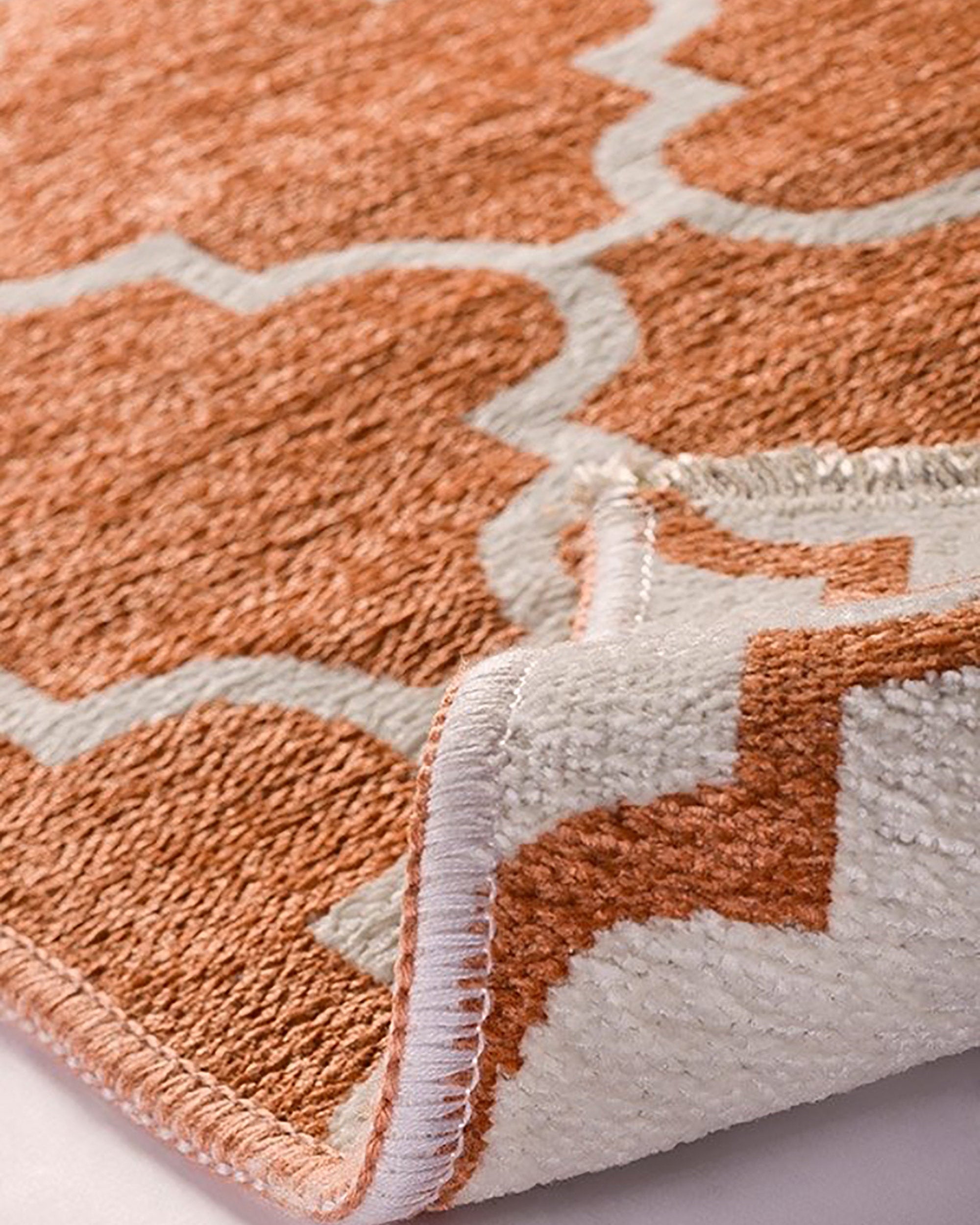 Aicha2 Moroccan Modern Orange Rug