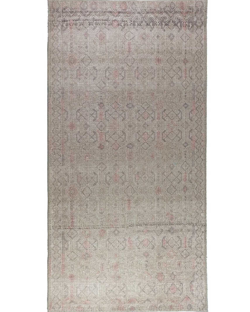 Turkish Rug Natural Beige Pink Vintage Kilim Style Area & Runner Rugs Fame Living Farmhouse Decor Boho Geometric Diamond Carpet