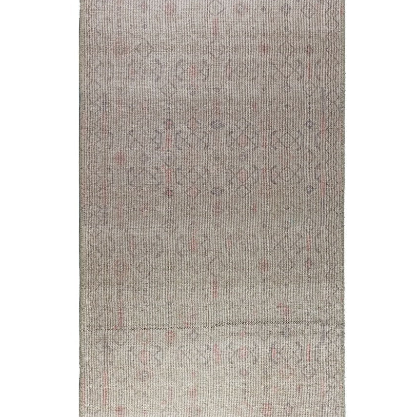 Turkish Rug Natural Beige Pink Vintage Kilim Style Area & Runner Rugs Fame Living Farmhouse Decor Boho Geometric Diamond Carpet