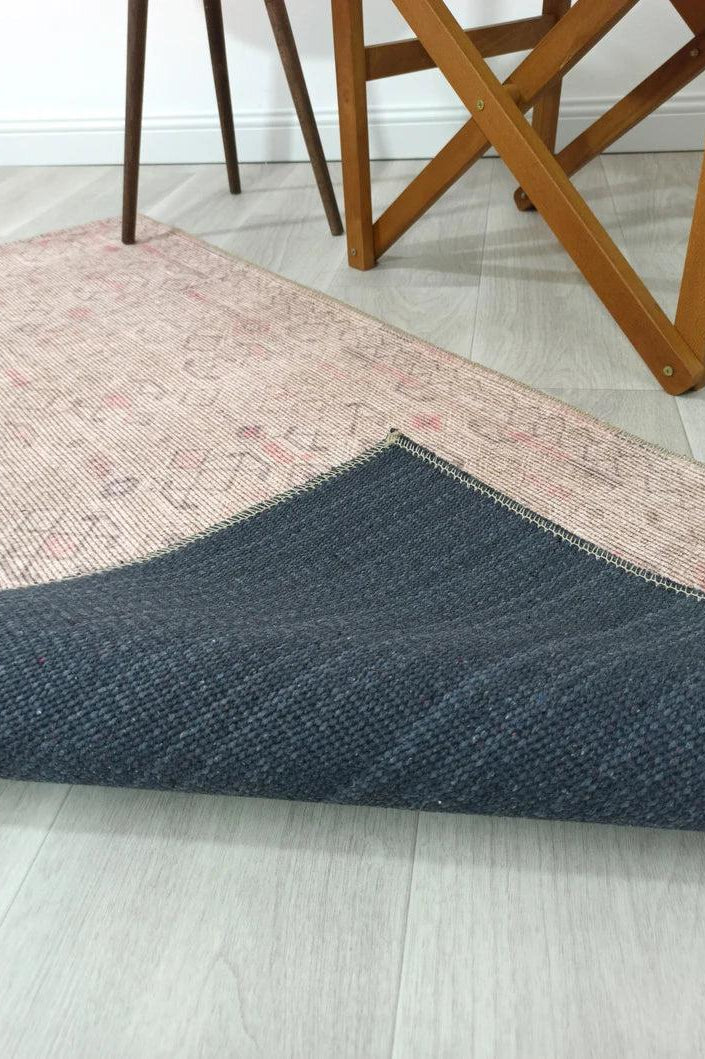 Turkish Rug Natural Beige Pink Vintage Kilim Style Area & Runner Rugs Fame Living Farmhouse Decor Boho Geometric Diamond Carpet