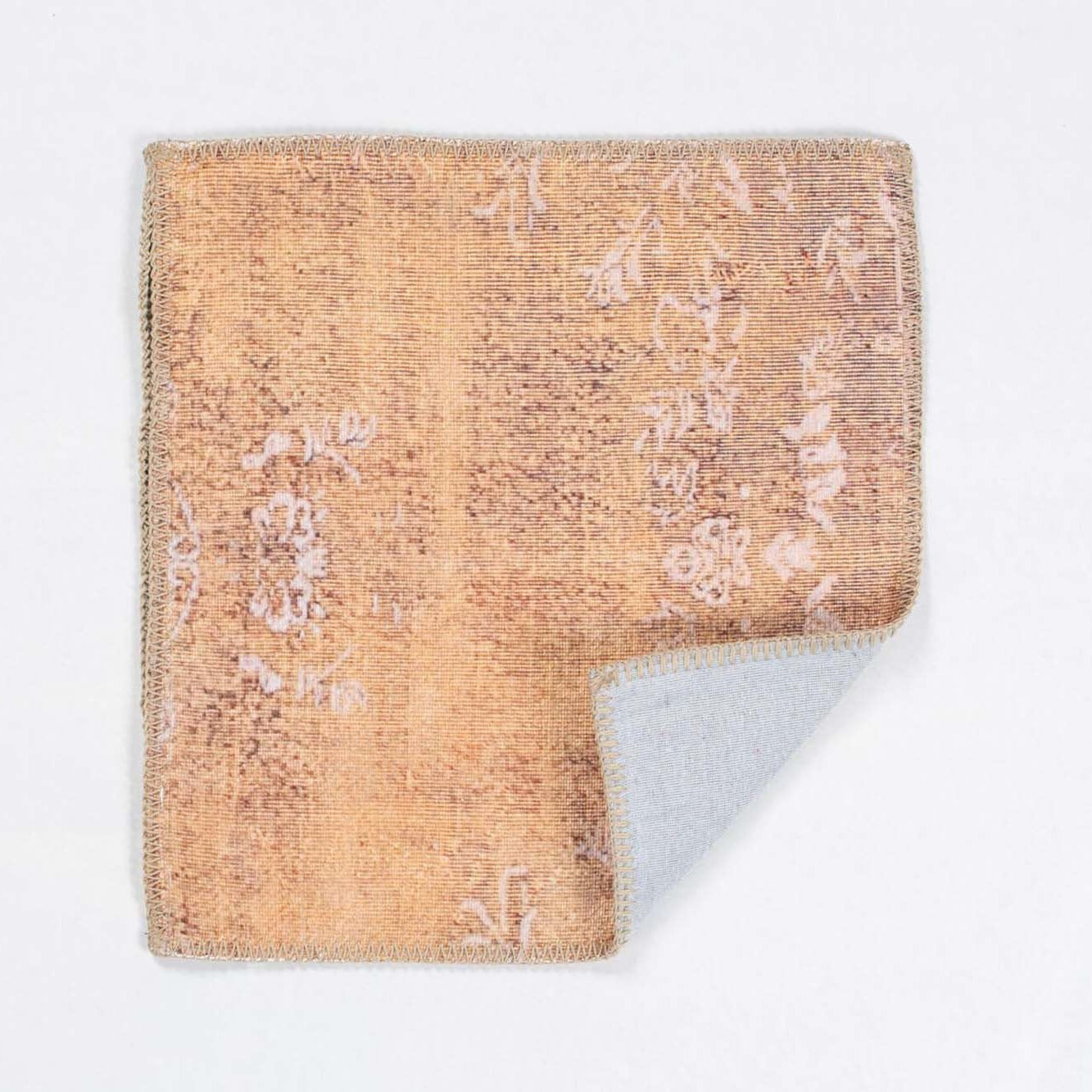 18" Cushion Cover Faded Gold, yellow Vintage Inspired Handmade Decor Square Pillow Case Housewarming gift Boho decor throw Kilim Cushions