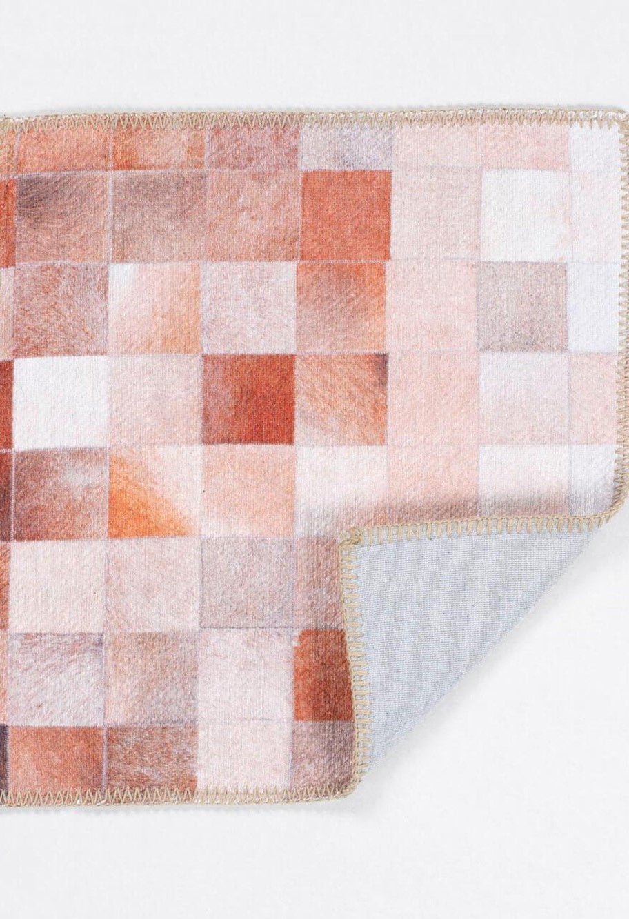 18" Cowhide Patchwork Pillow Cover β Handmade Boho Cushion, Vintage Kilim-Inspired Throw Pillow for Sofa or Bed