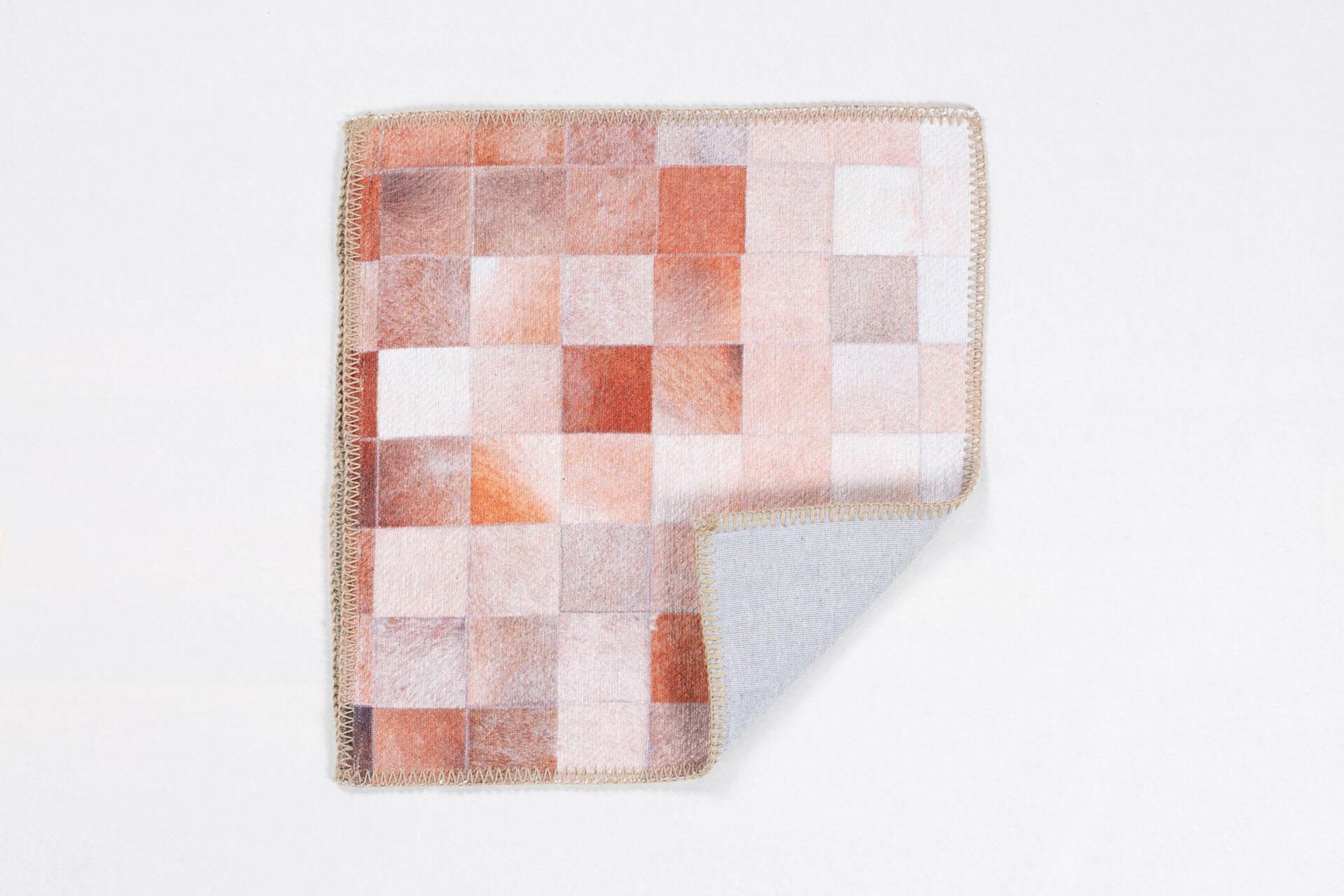 18" Cowhide Patchwork Pillow Cover – Handmade Boho Cushion, Vintage Kilim-Inspired Throw Pillow for Sofa or Bed