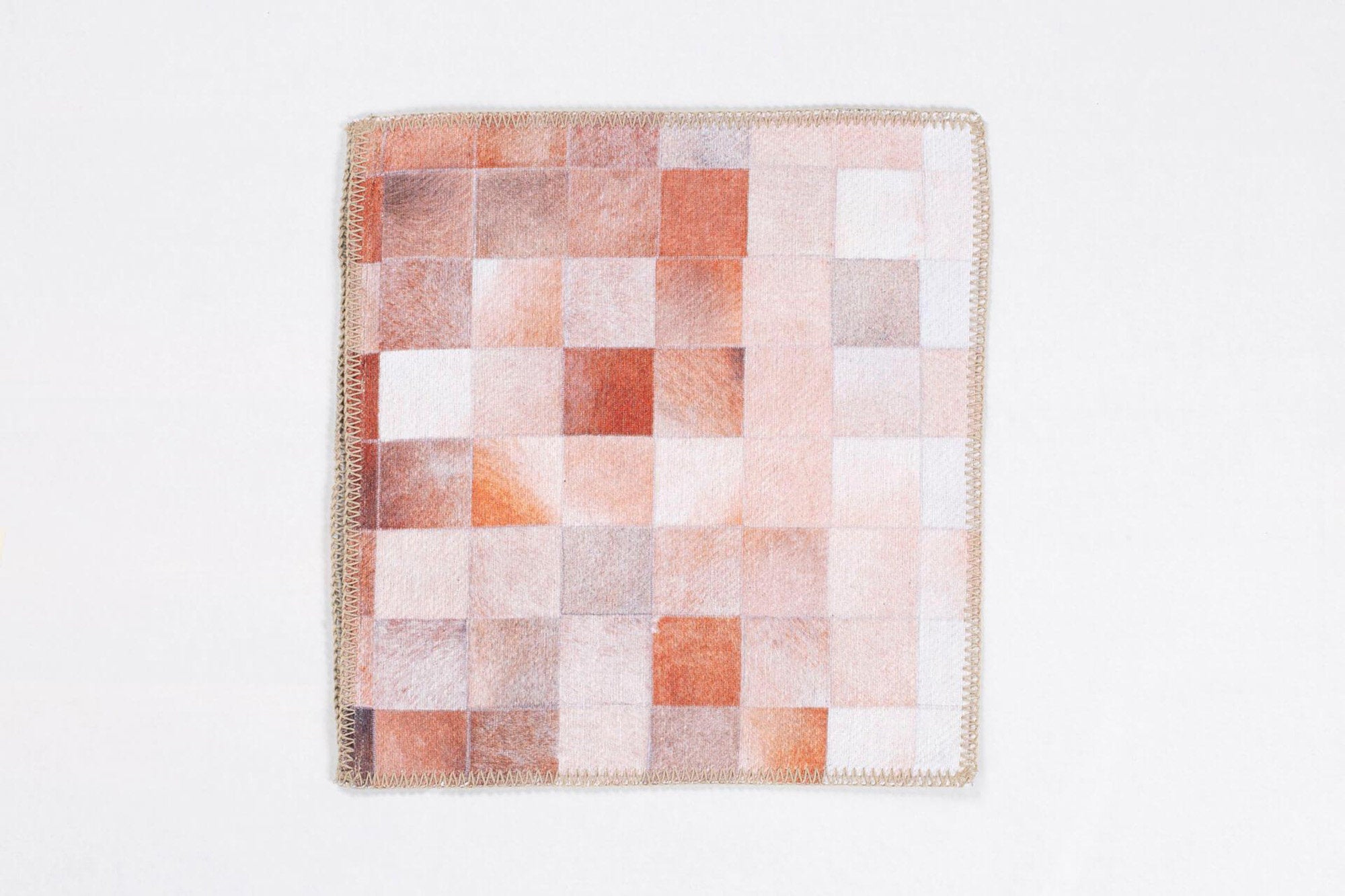 18" Cowhide Patchwork Pillow Cover – Handmade Boho Cushion, Vintage Kilim-Inspired Throw Pillow for Sofa or Bed