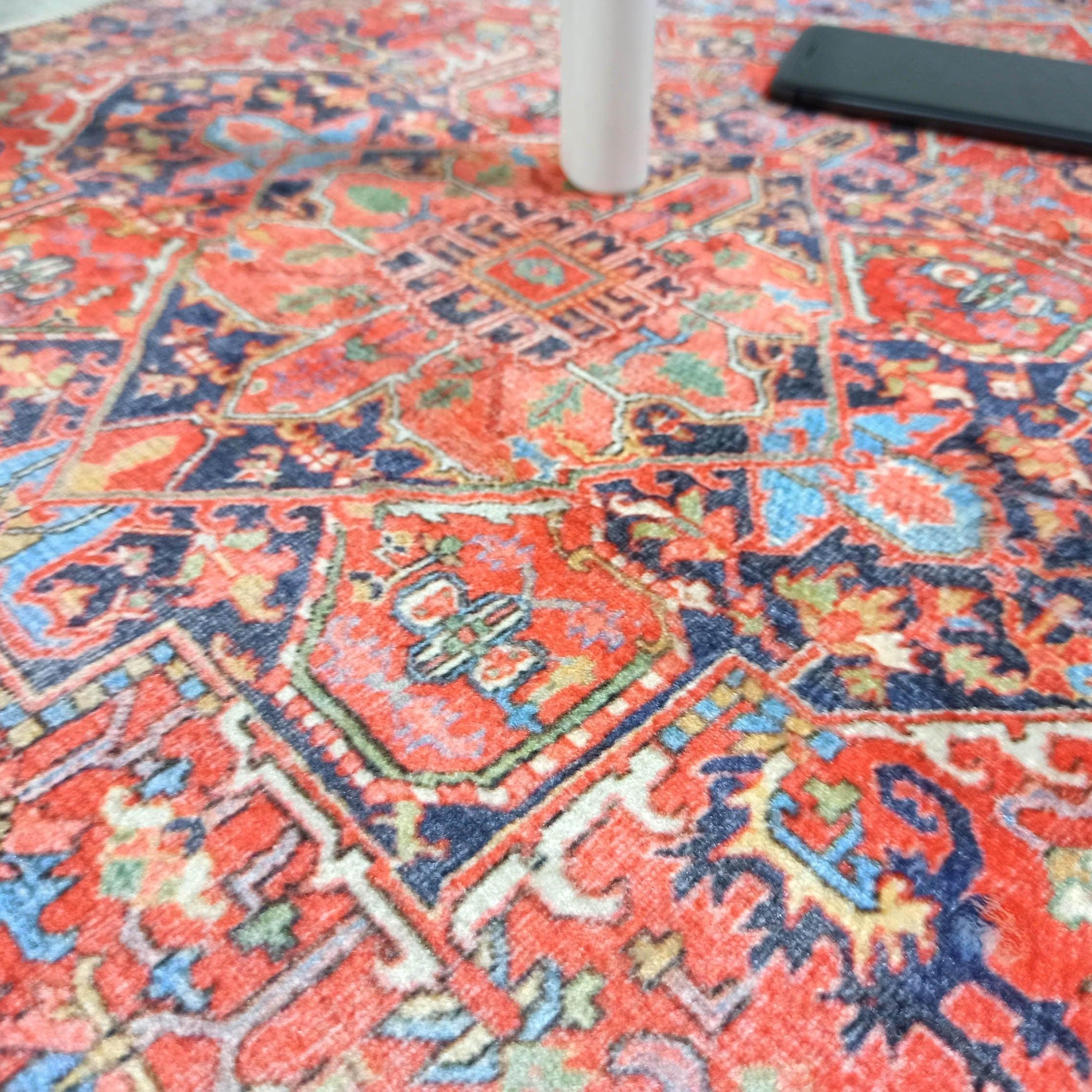 Eliana Red Navy Blue Turkish 2x3 Rug