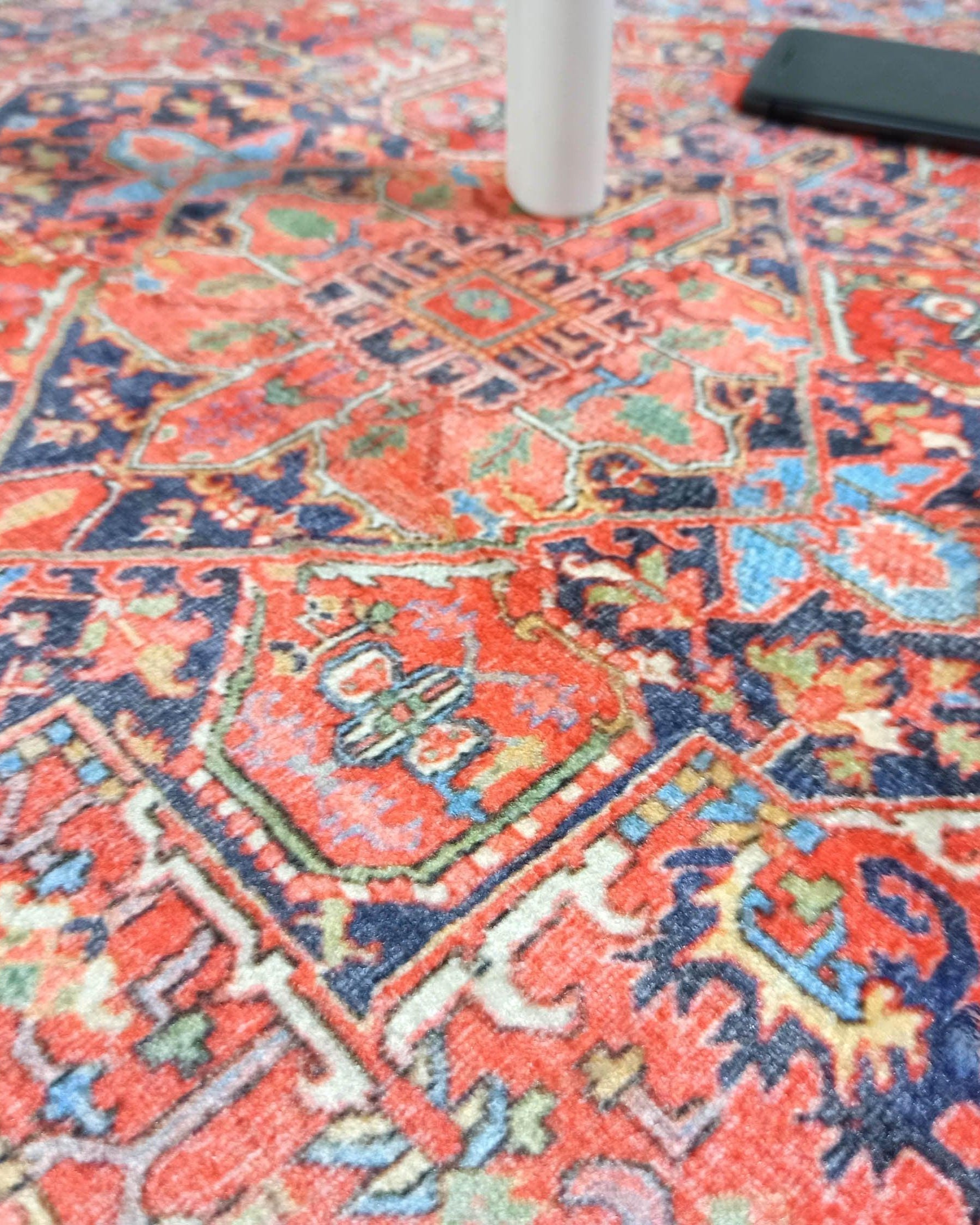 Eliana Red Navy Blue Turkish 2x3 Rug